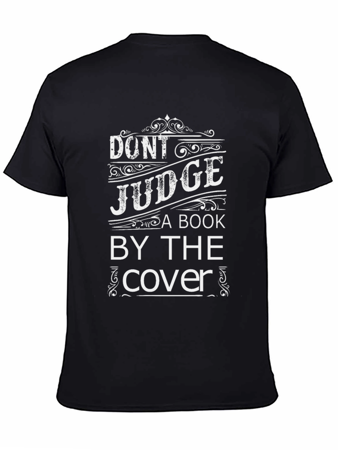 Black Don't Judge a Book T-Shirt view 4