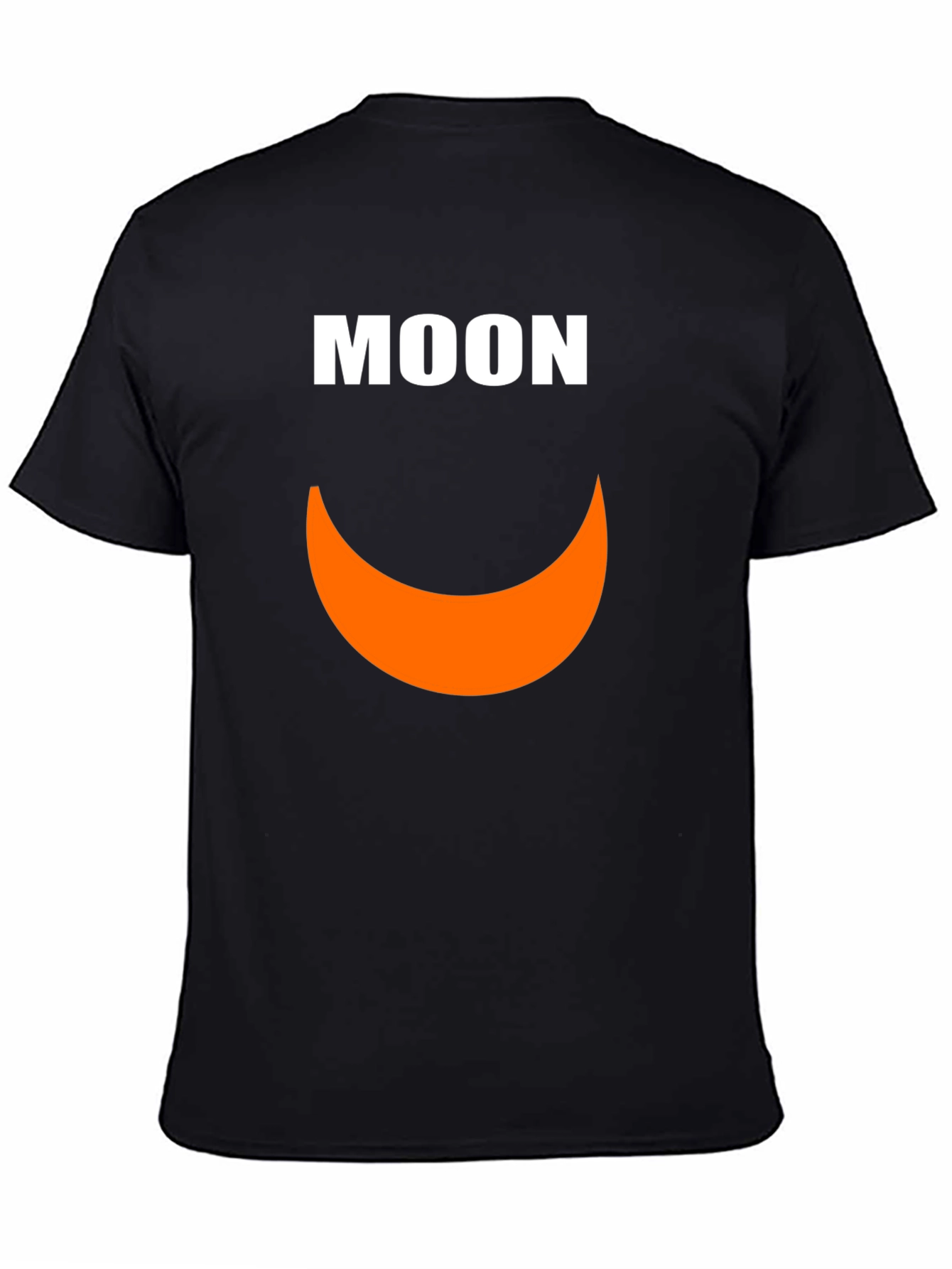 Black Moon Graphic T-Shirt - Black Short Sleeve Tee view 4