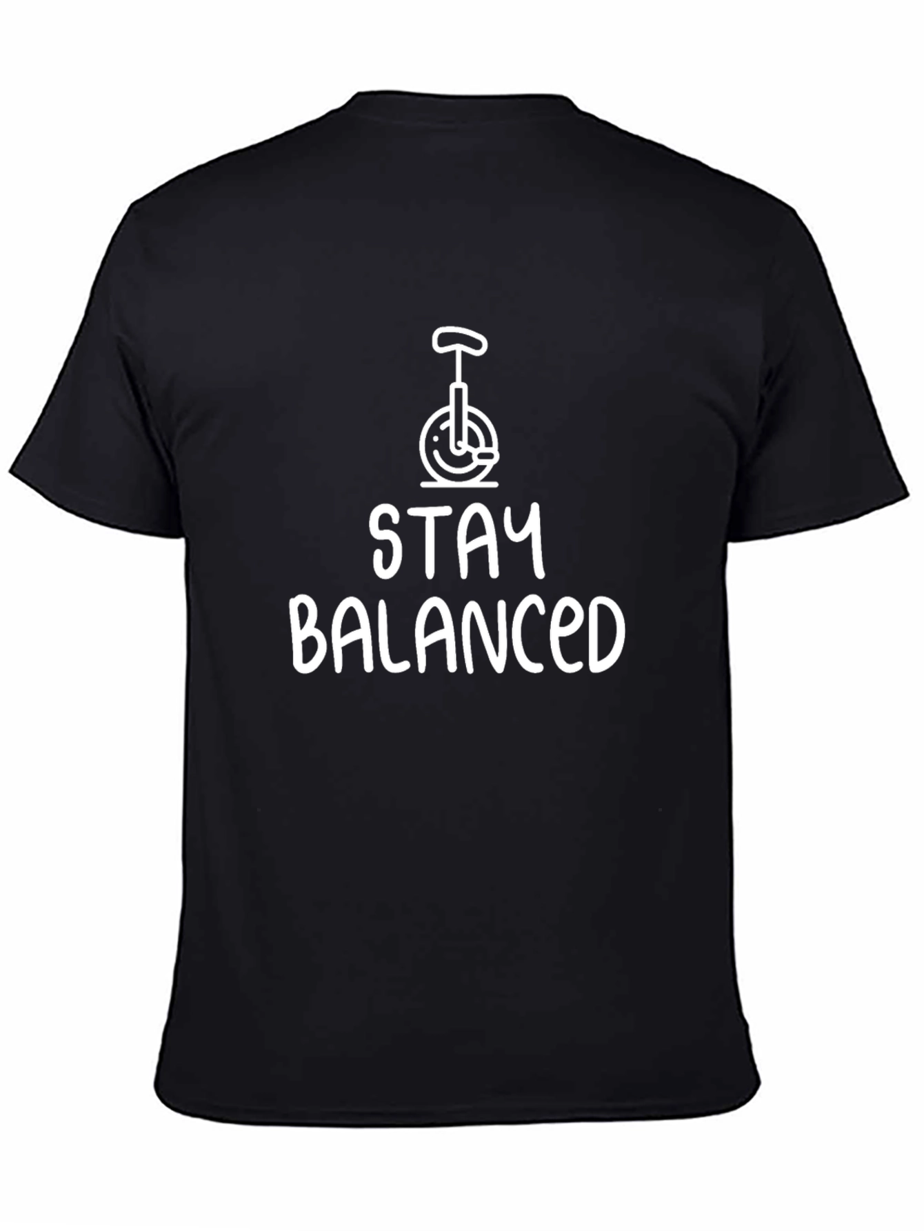 Black Stay Balanced Black Tee view 4