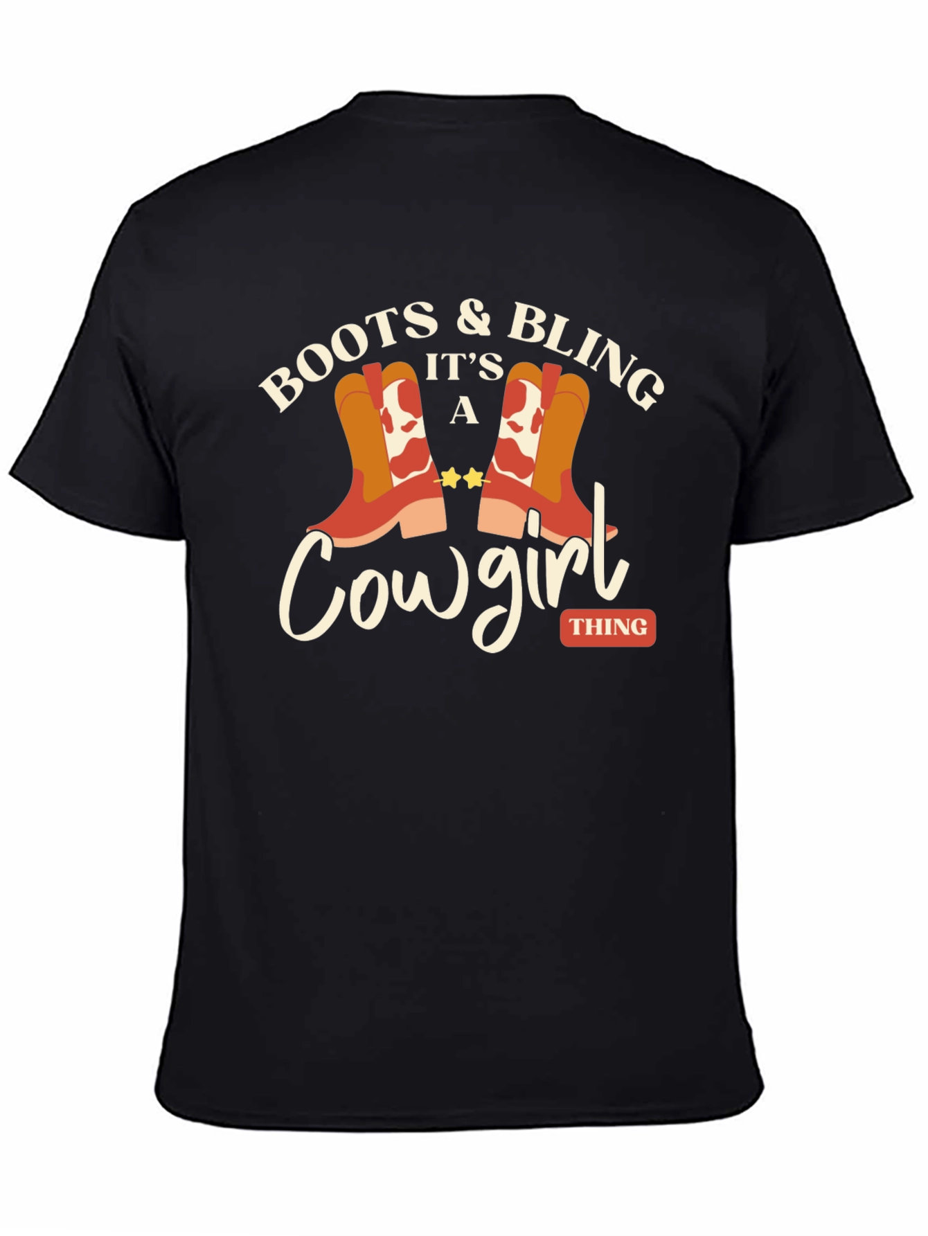 Boots & Bling Cowgirl T-Shirt - 4
