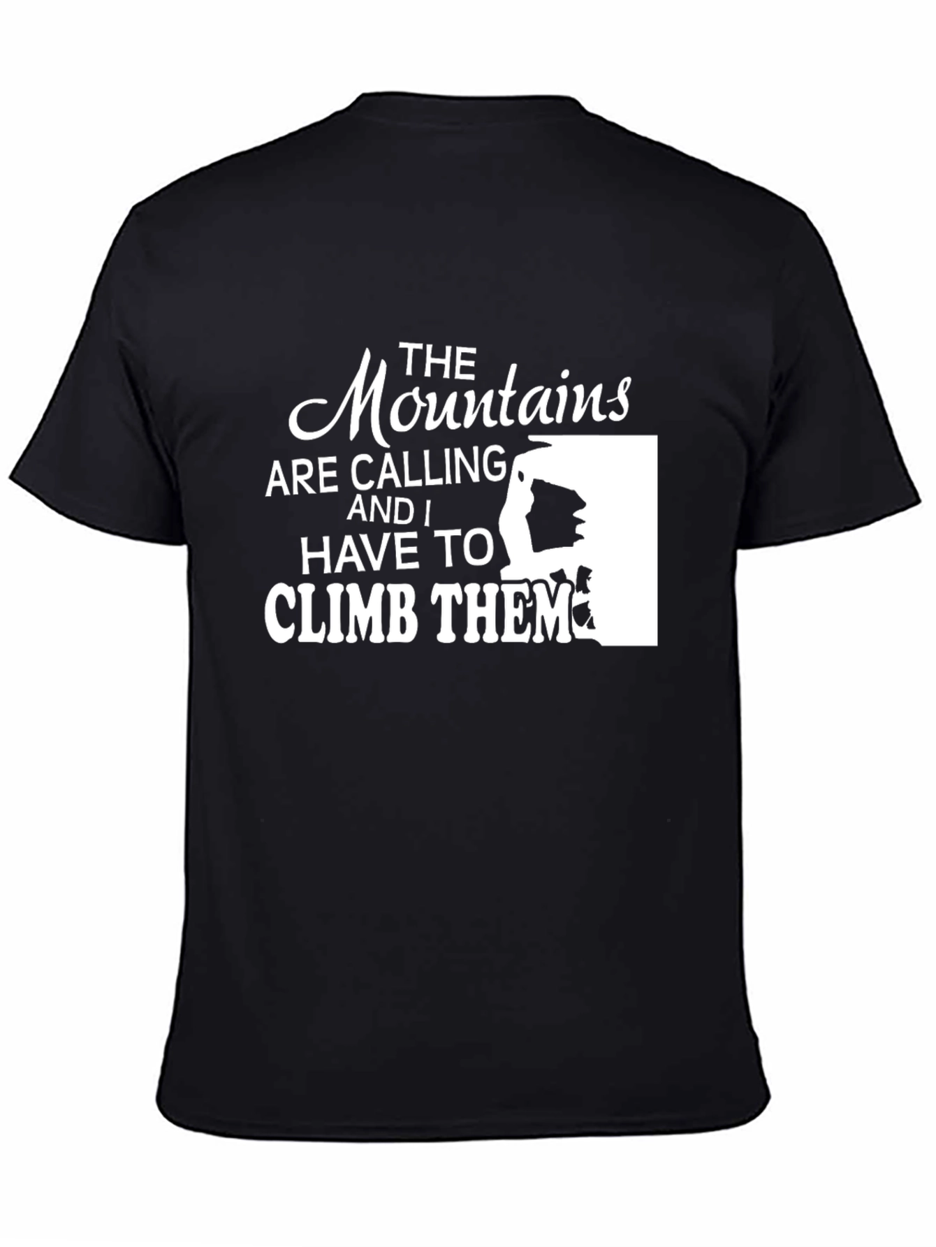 Black Mountains are Calling T-Shirt - Climber Tee view 4