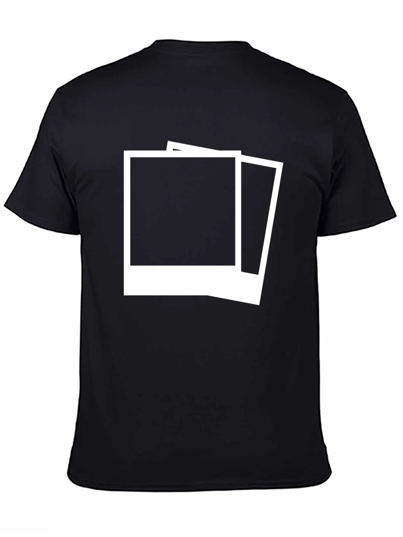 Black Retro Photo T-Shirt - Classic Style view 4