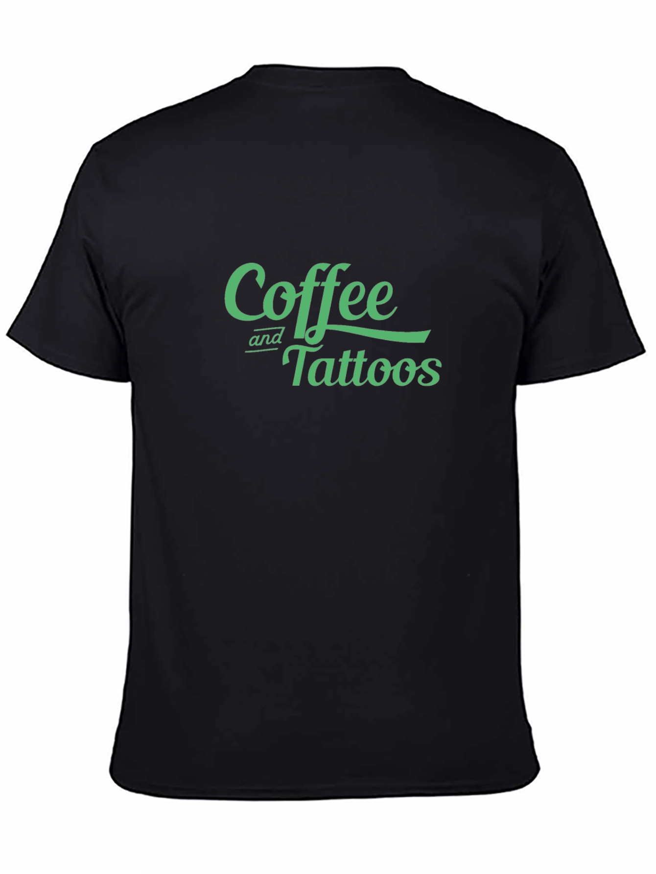 Black Coffee and Tattoos Graphic Tee - Cool Casual Style view 4