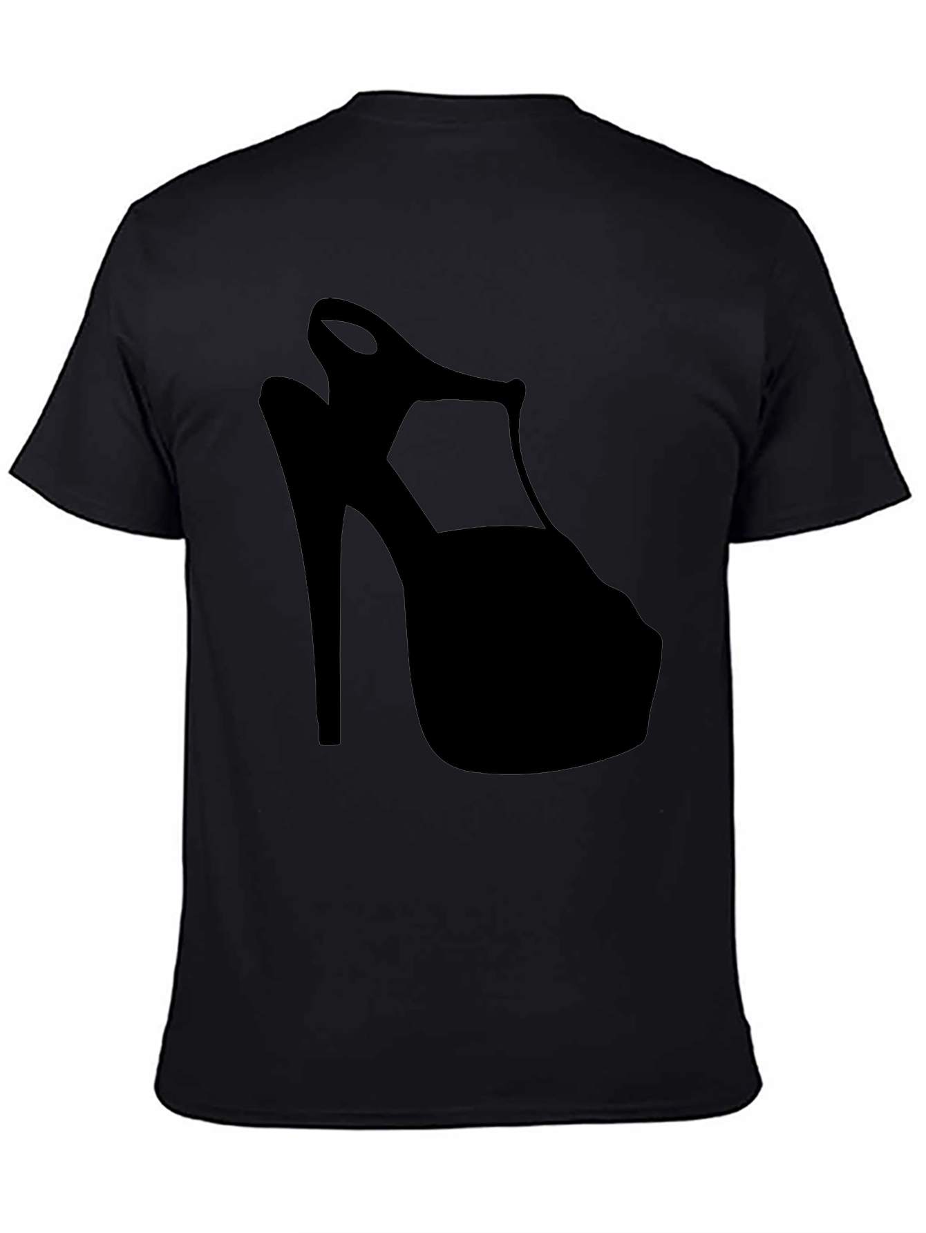 Black High Heel T-Shirt - Fashion Statement Tee view 4