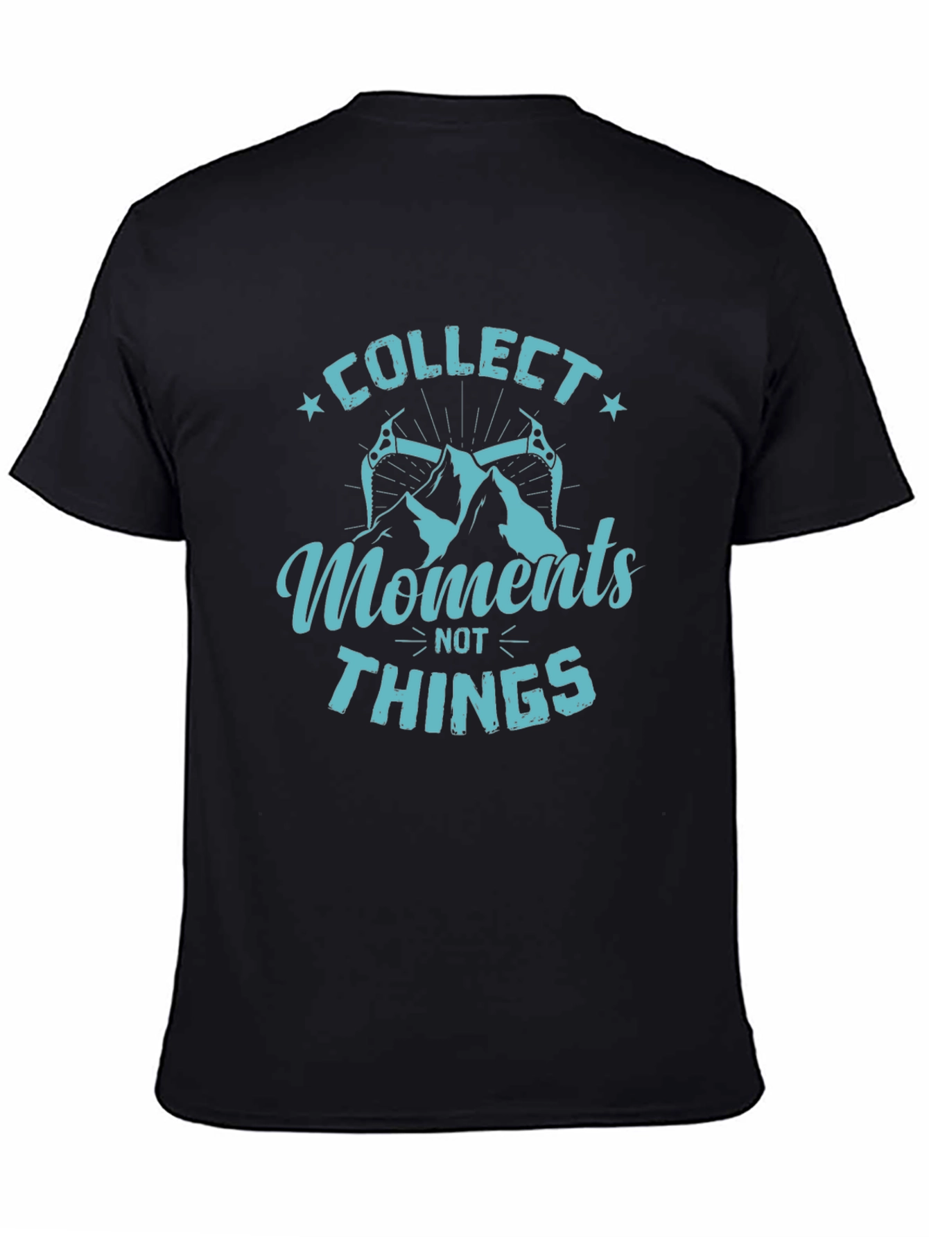 Black Collect Moments Not Things Black Graphic Tee view 4