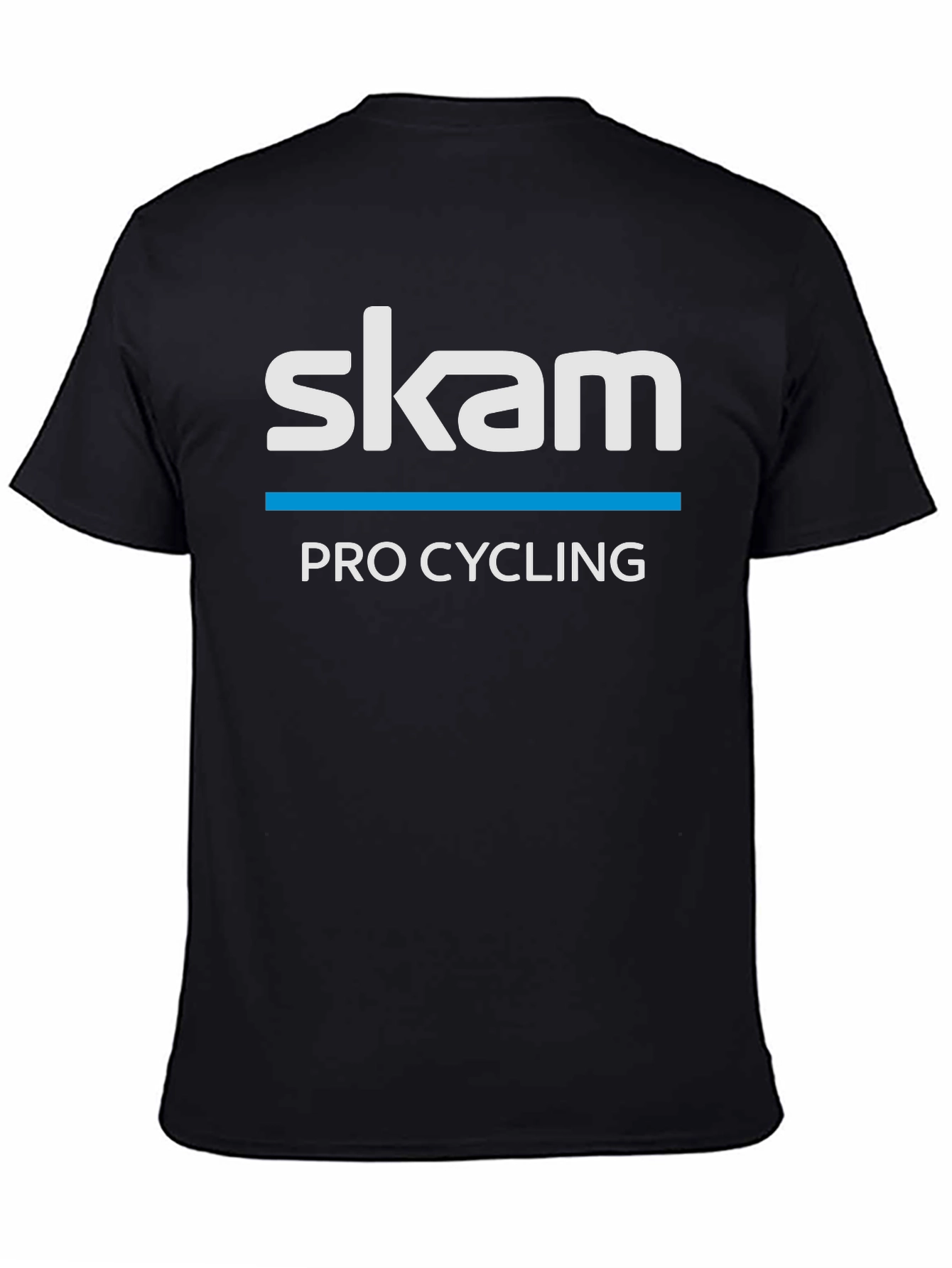 Black Skam Pro Cycling Black T-Shirt - Sportswear Apparel view 4