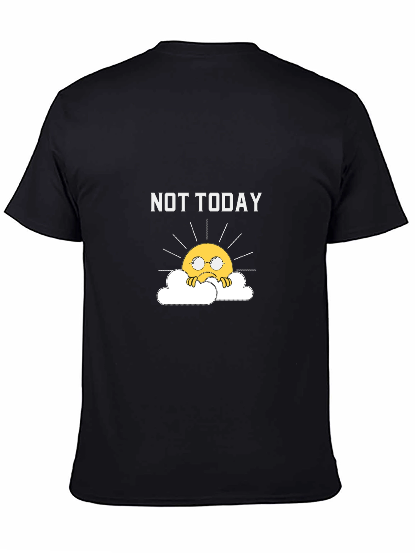 Black Not Today Graphic Tee - Relaxed Fit view 4