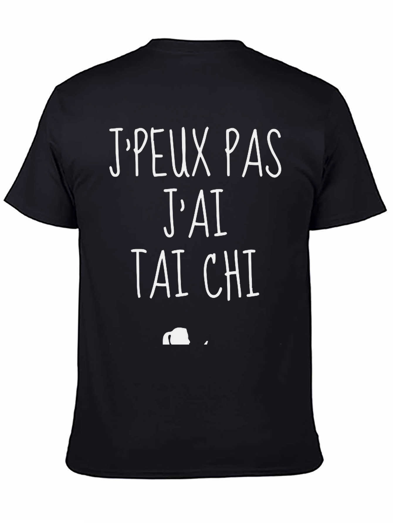 Black J'Peux Pas J'ai Tai Chi T-Shirt view 4