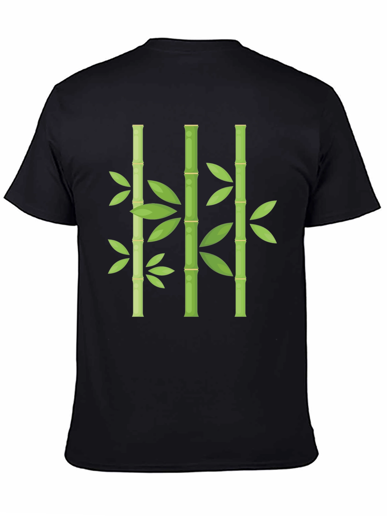 Black Bamboo Graphic T-Shirt - Modern Style view 4