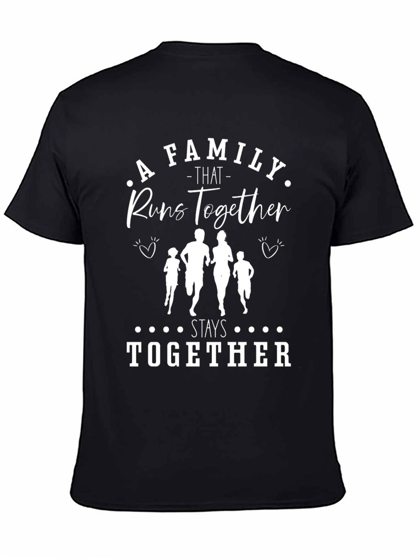 Black Family That Runs Together T-Shirt view 4