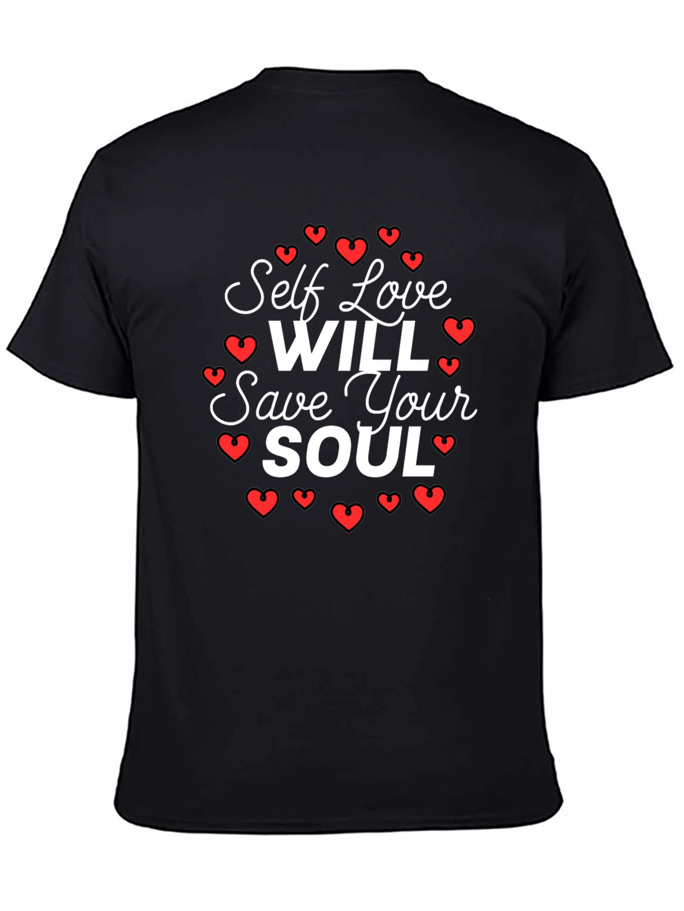Black Self Love Will Save Your Soul T-Shirt view 4