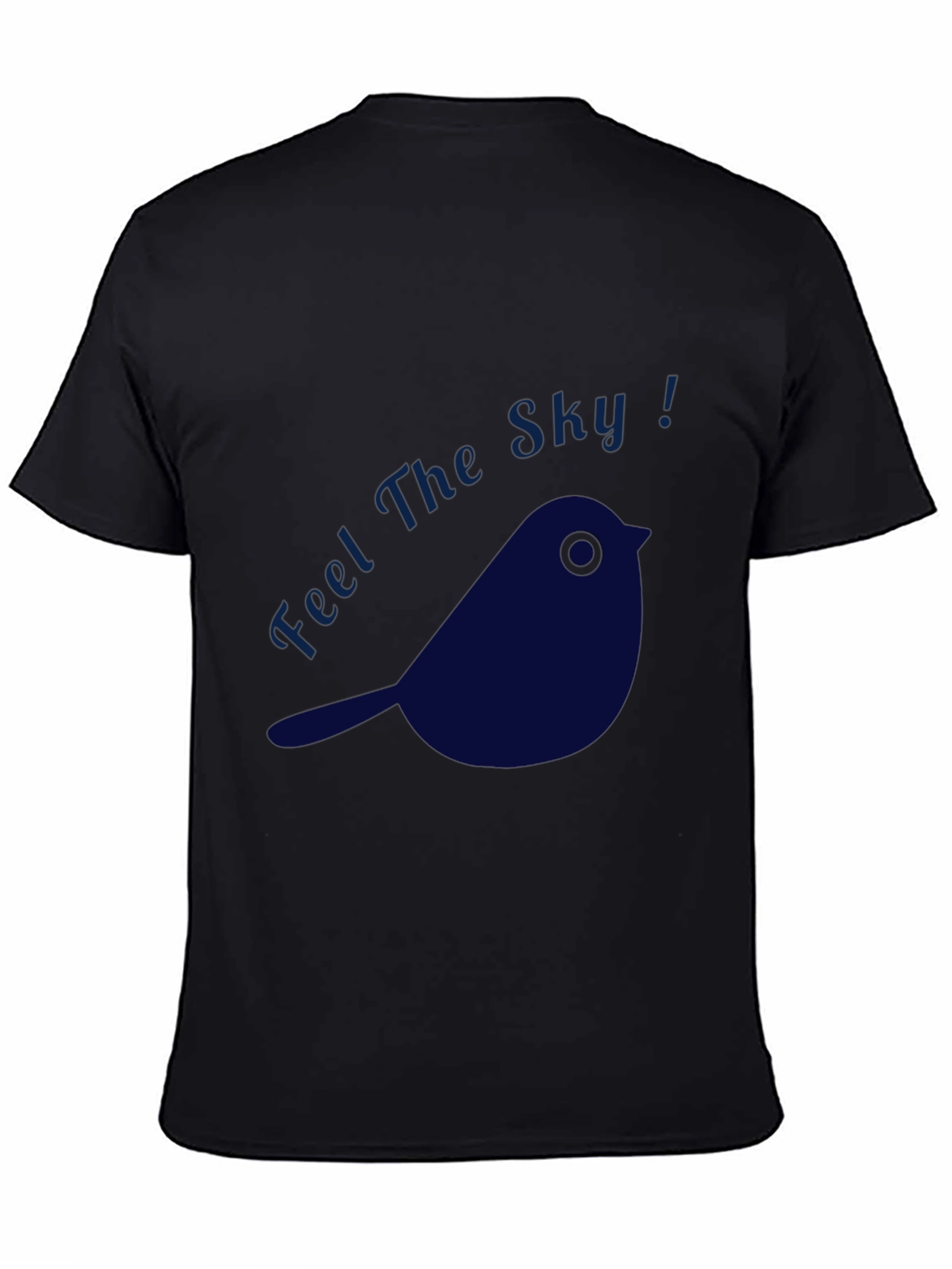 Black Feel The Sky! Graphic Tee view 4