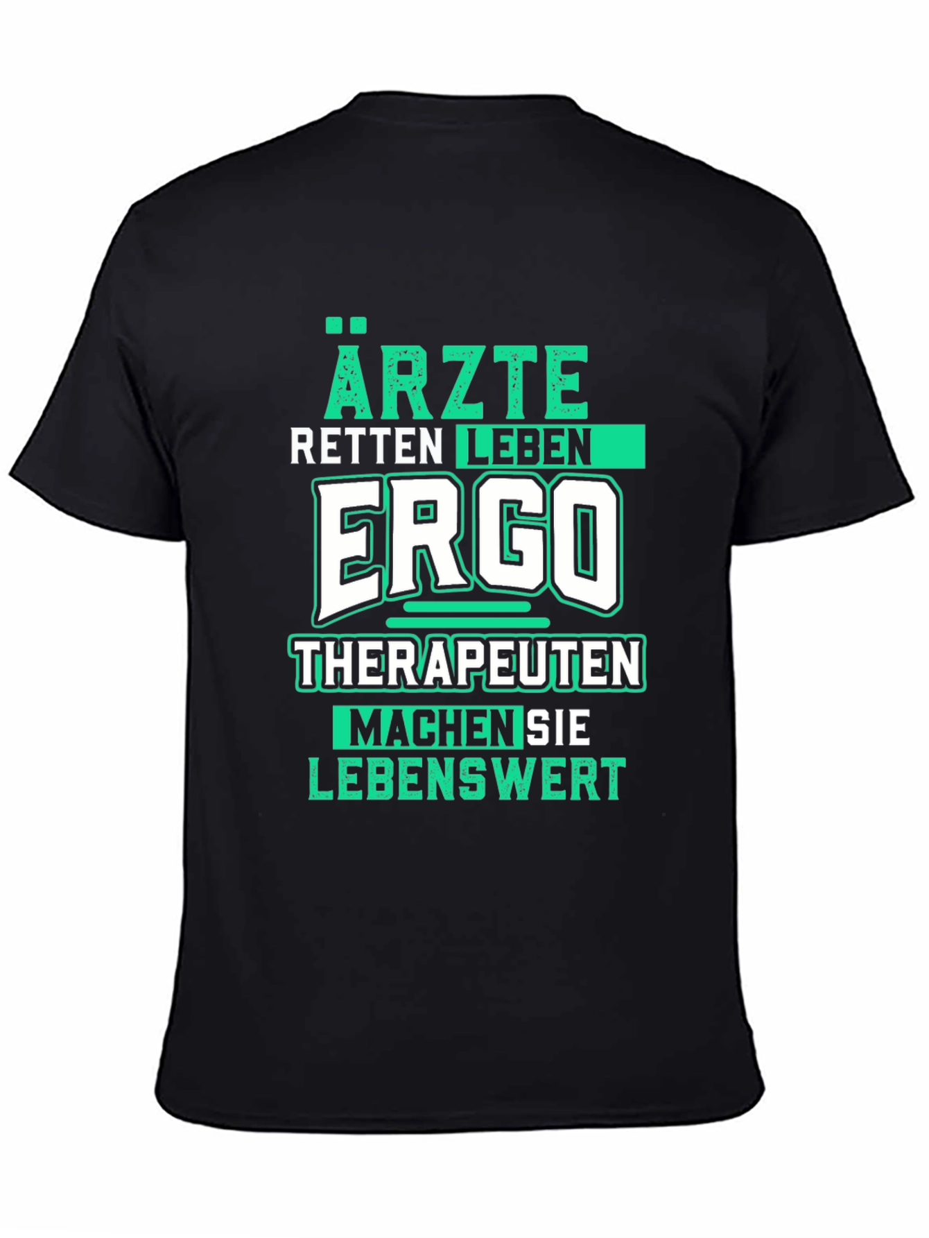 Black Ärzte Retten Leben Funny T-Shirt view 4