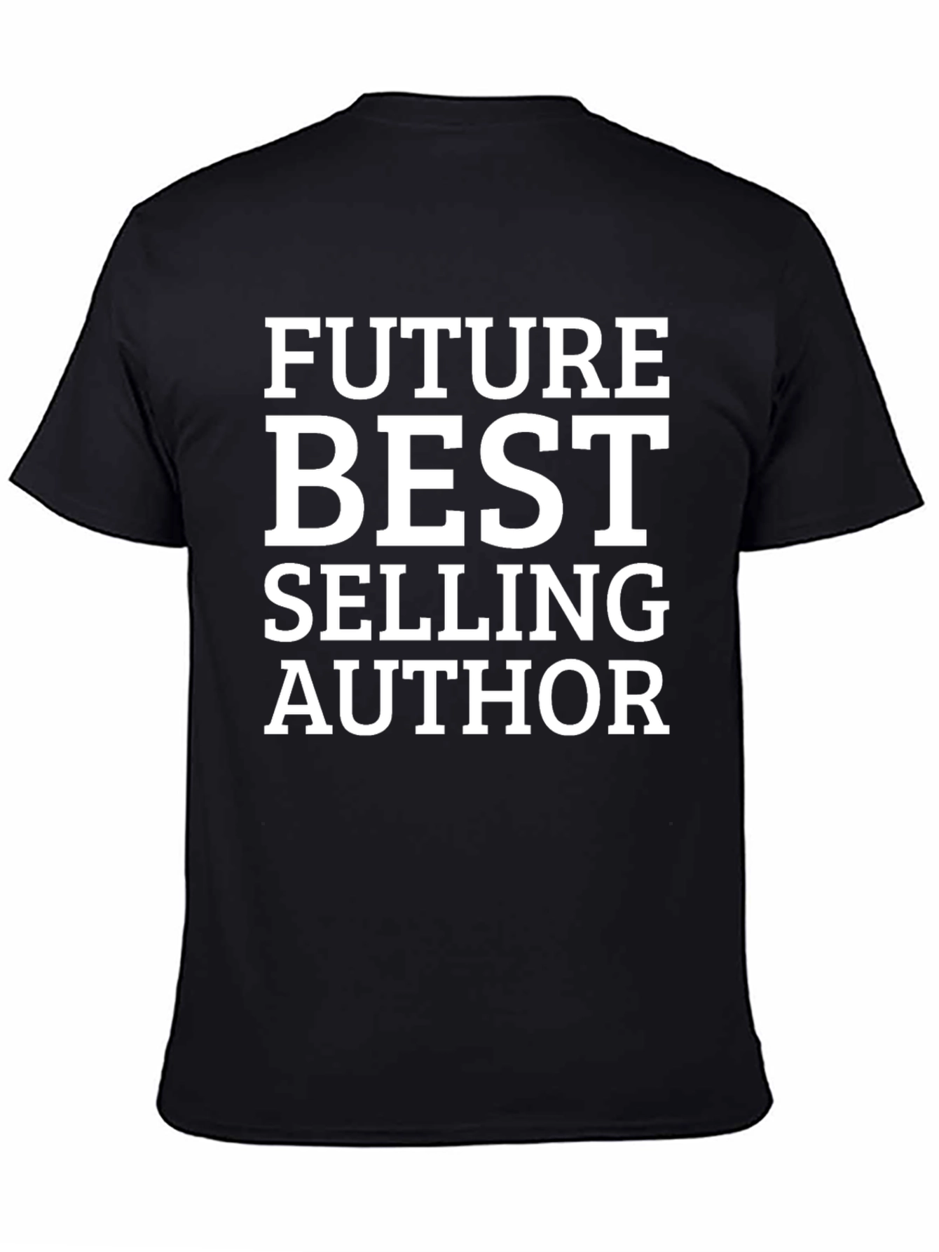 Black Future Best Selling Author Black T-Shirt view 4