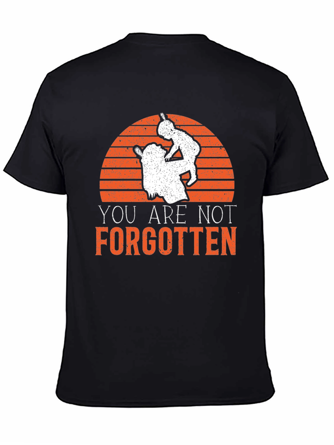 Black You Are Not Forgotten Graphic T-Shirt view 4
