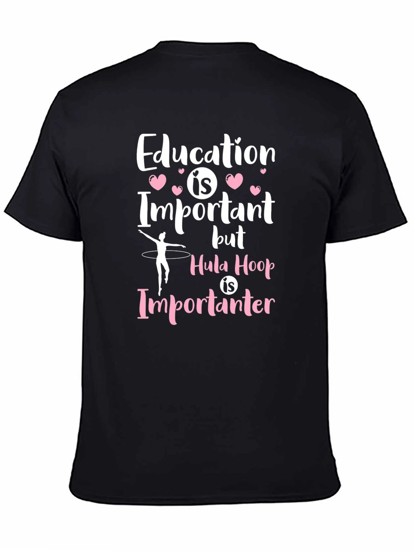 Black Education is Important Hula Hoop T-Shirt view 4