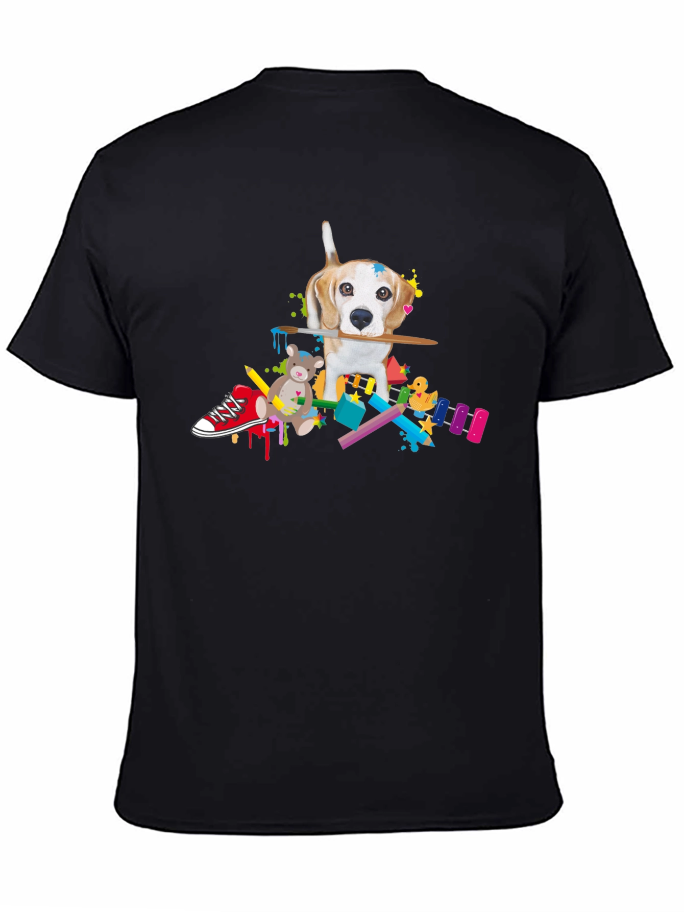 Black Dog Artist T-Shirt view 4