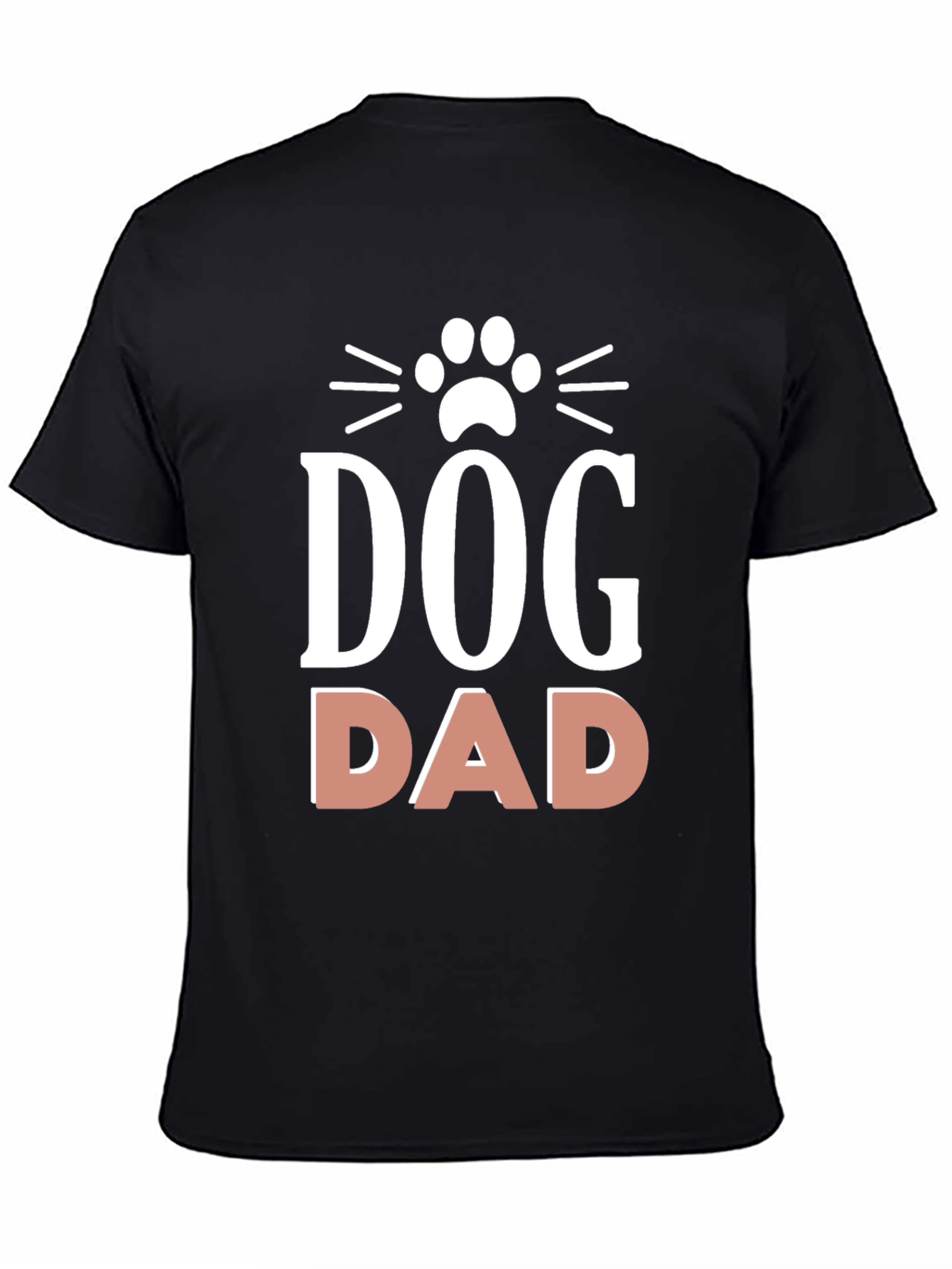 Black Dog Dad T-Shirt - Pet Lover Apparel view 4