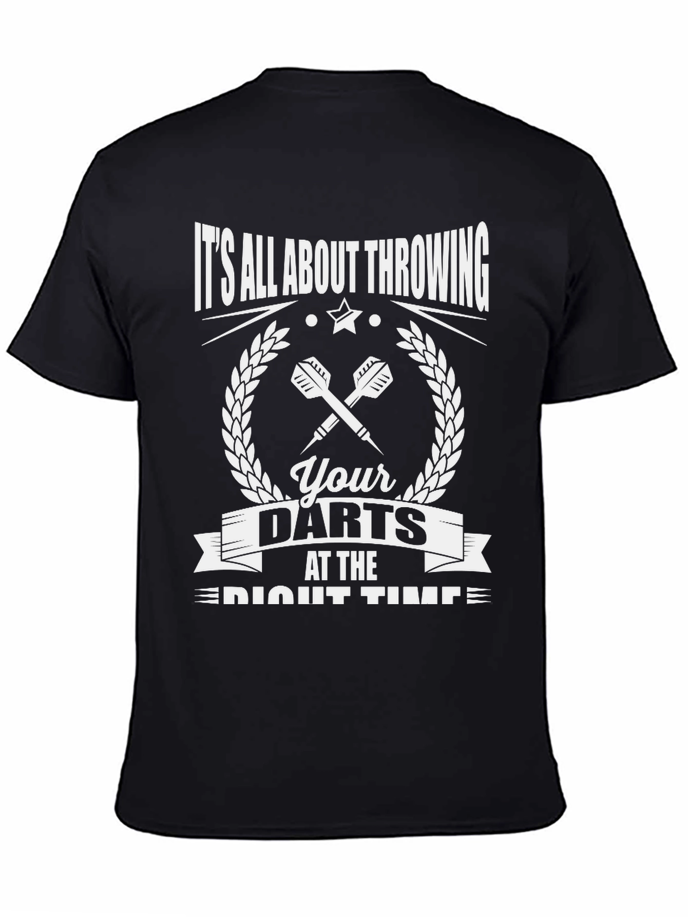 Darts Throwing T-Shirt - It's All About Throwing Darts - 4