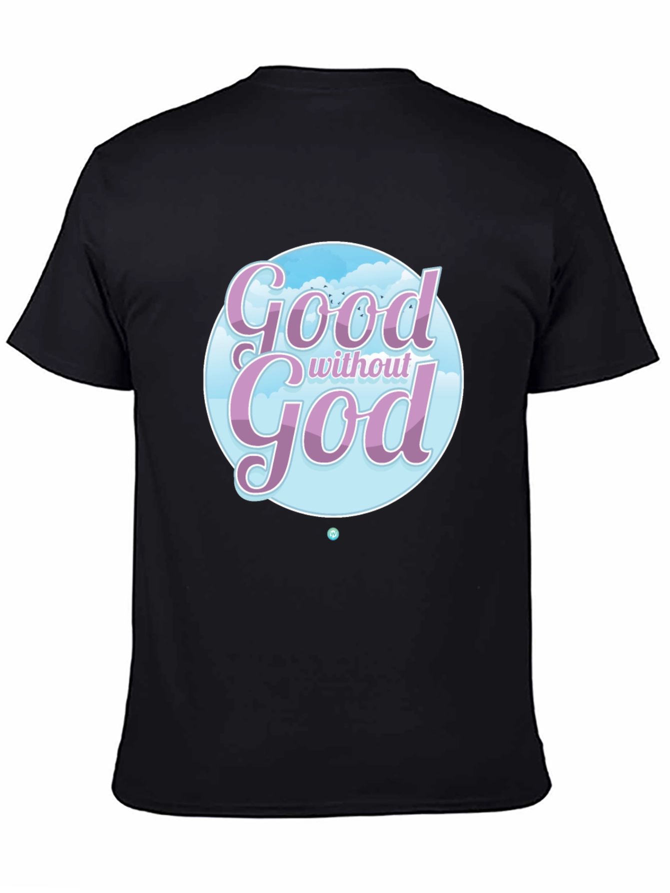 Black Good Without God Graphic T-Shirt view 4