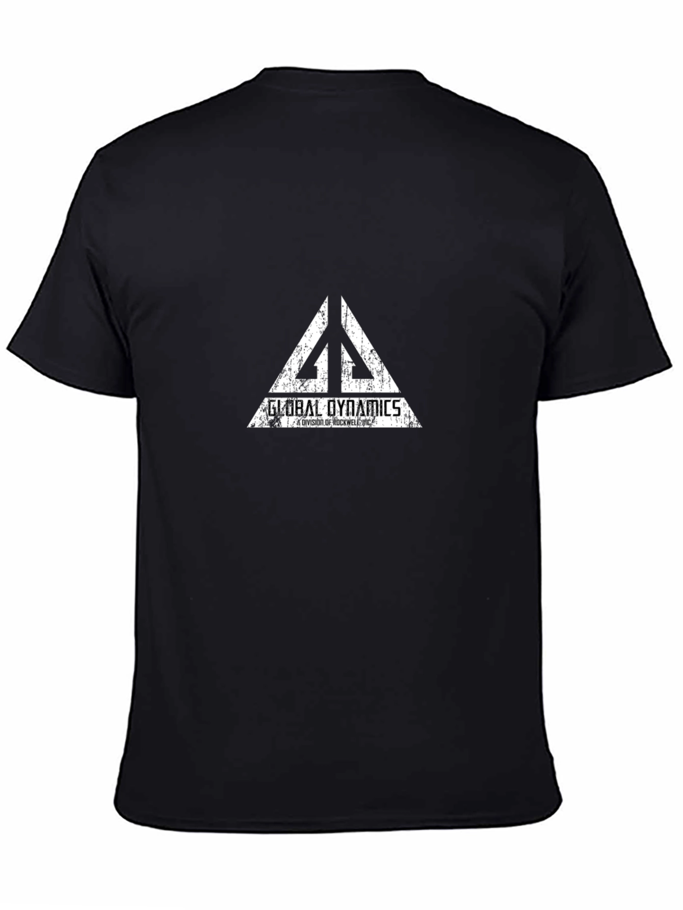 Black Global Dynamics Black T-Shirt view 4