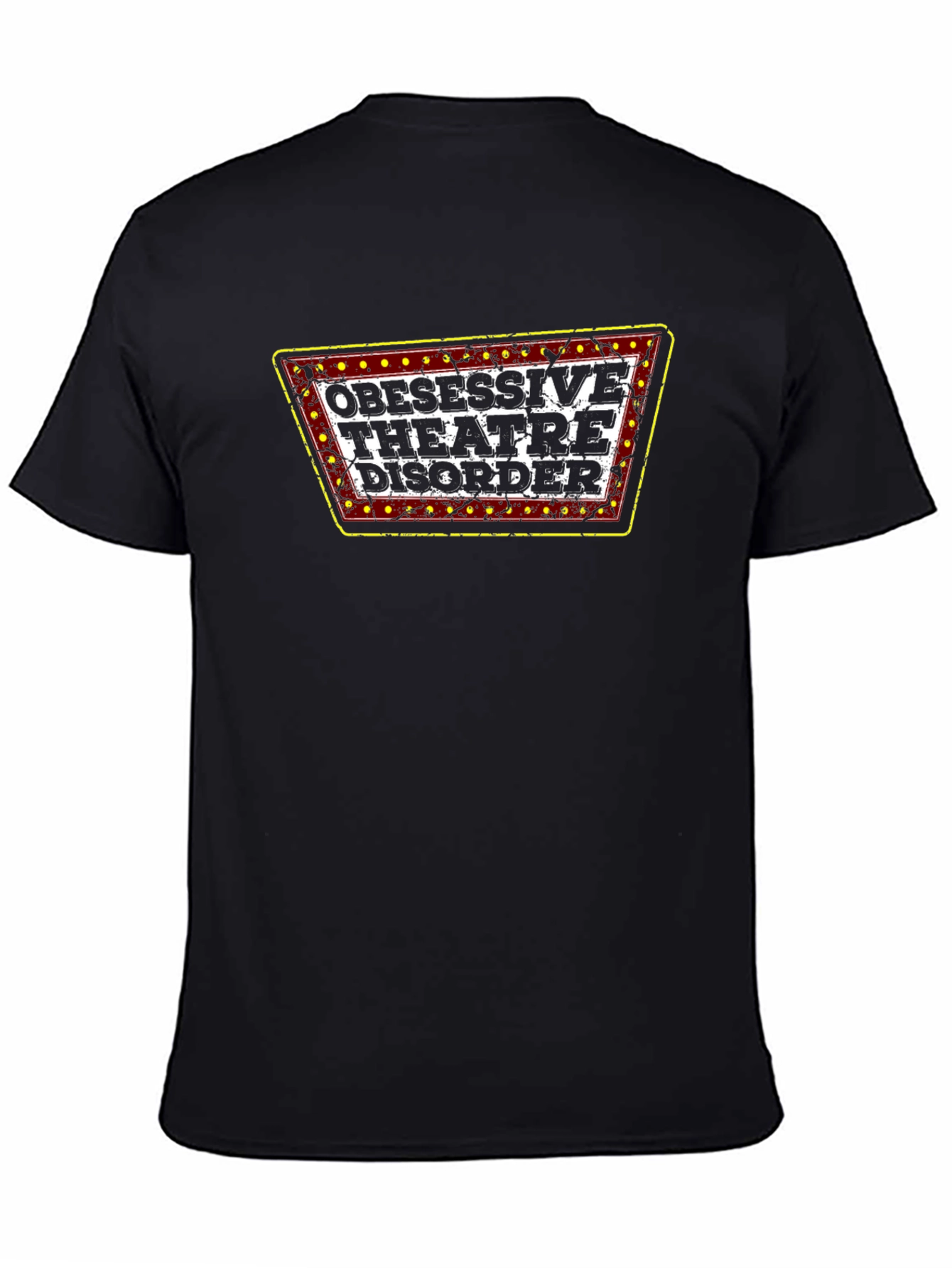 Black Obsessive Theatre Disorder Tee view 4