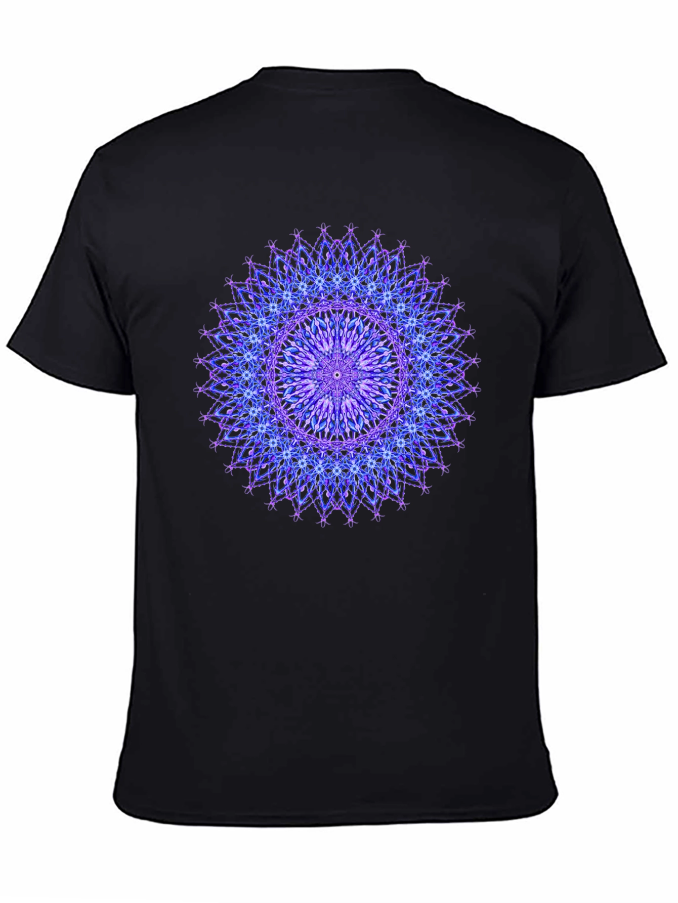 Black Mandala Graphic Tee view 4