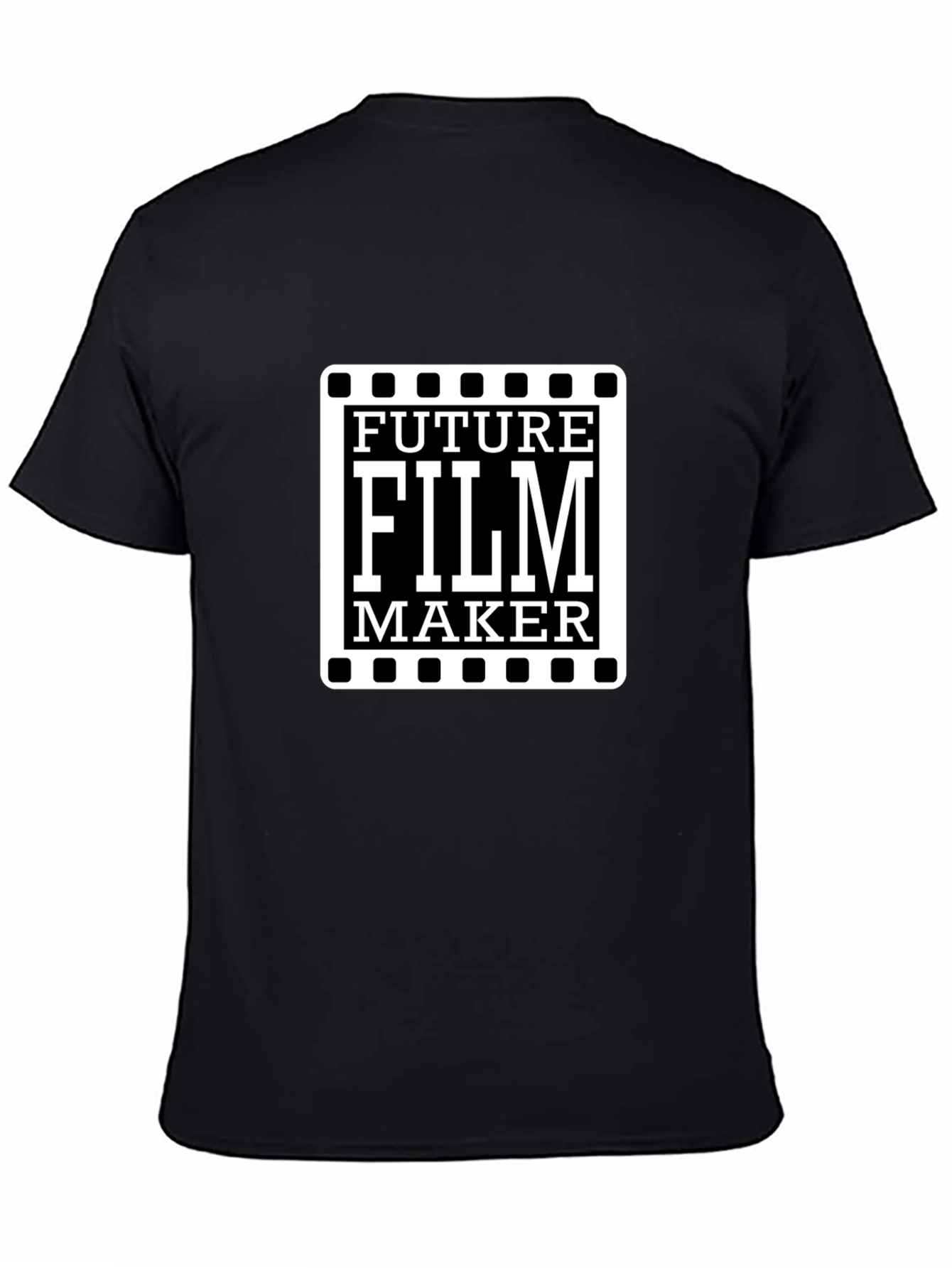 Black Future Film Maker Graphic Tee - Black T-Shirt view 4