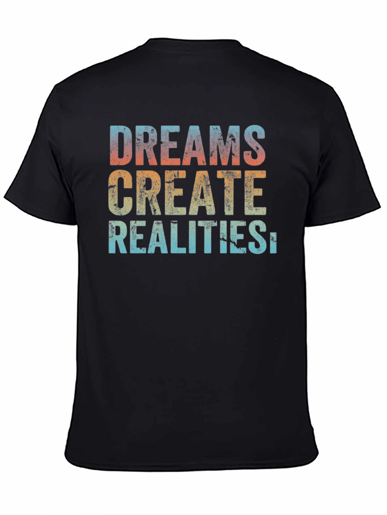 Black Dreams Create Realities Graphic Tee view 4