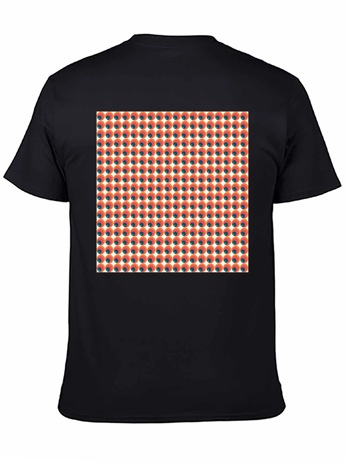 Black Retro Polka Dot T-Shirt view 4