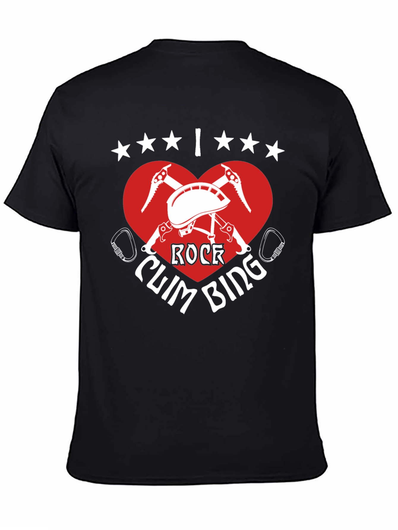 Black Rock Climbing T-Shirt - Adventure Apparel view 4