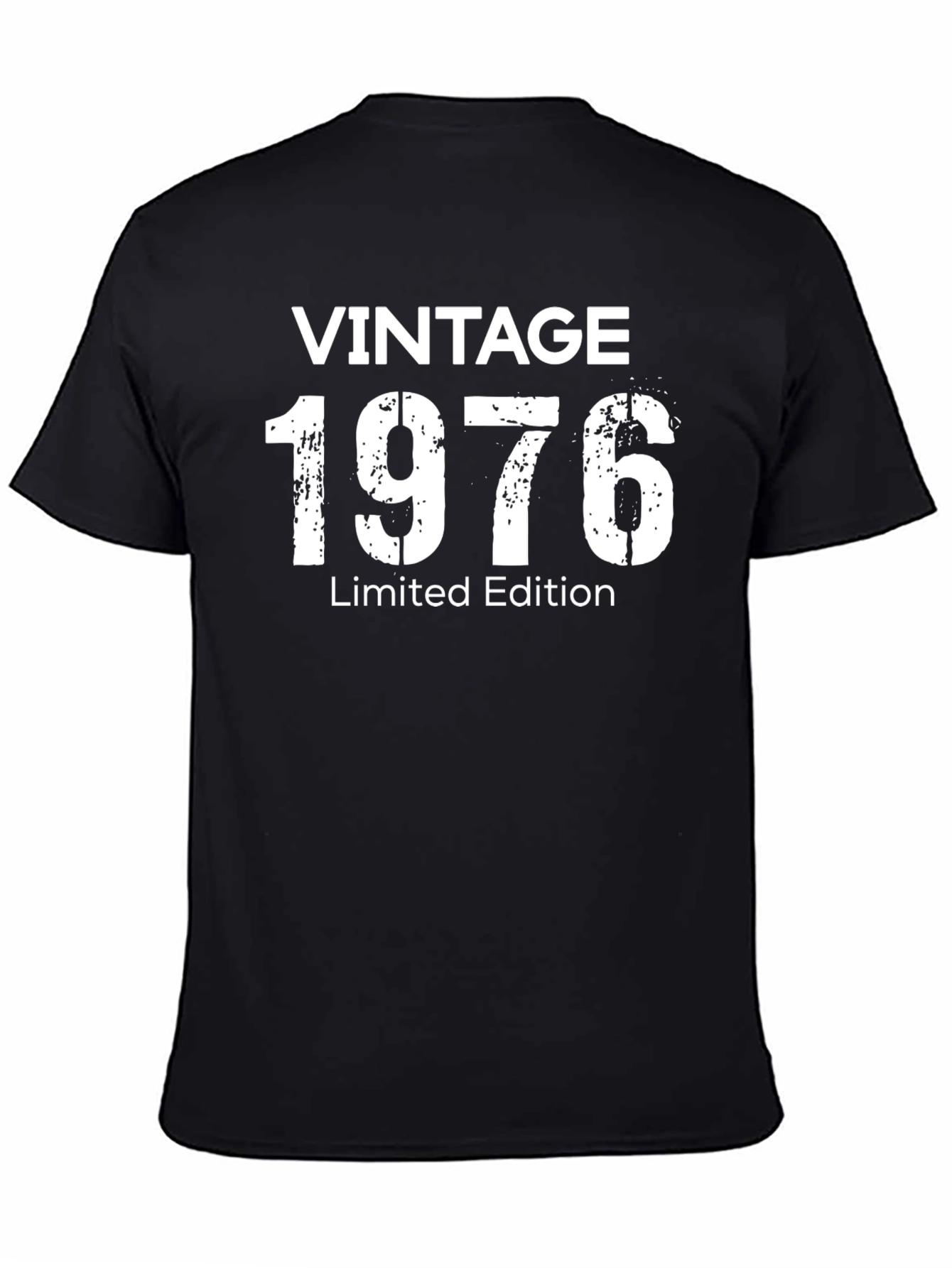 Black Vintage 1976 Limited Edition T-Shirt view 4