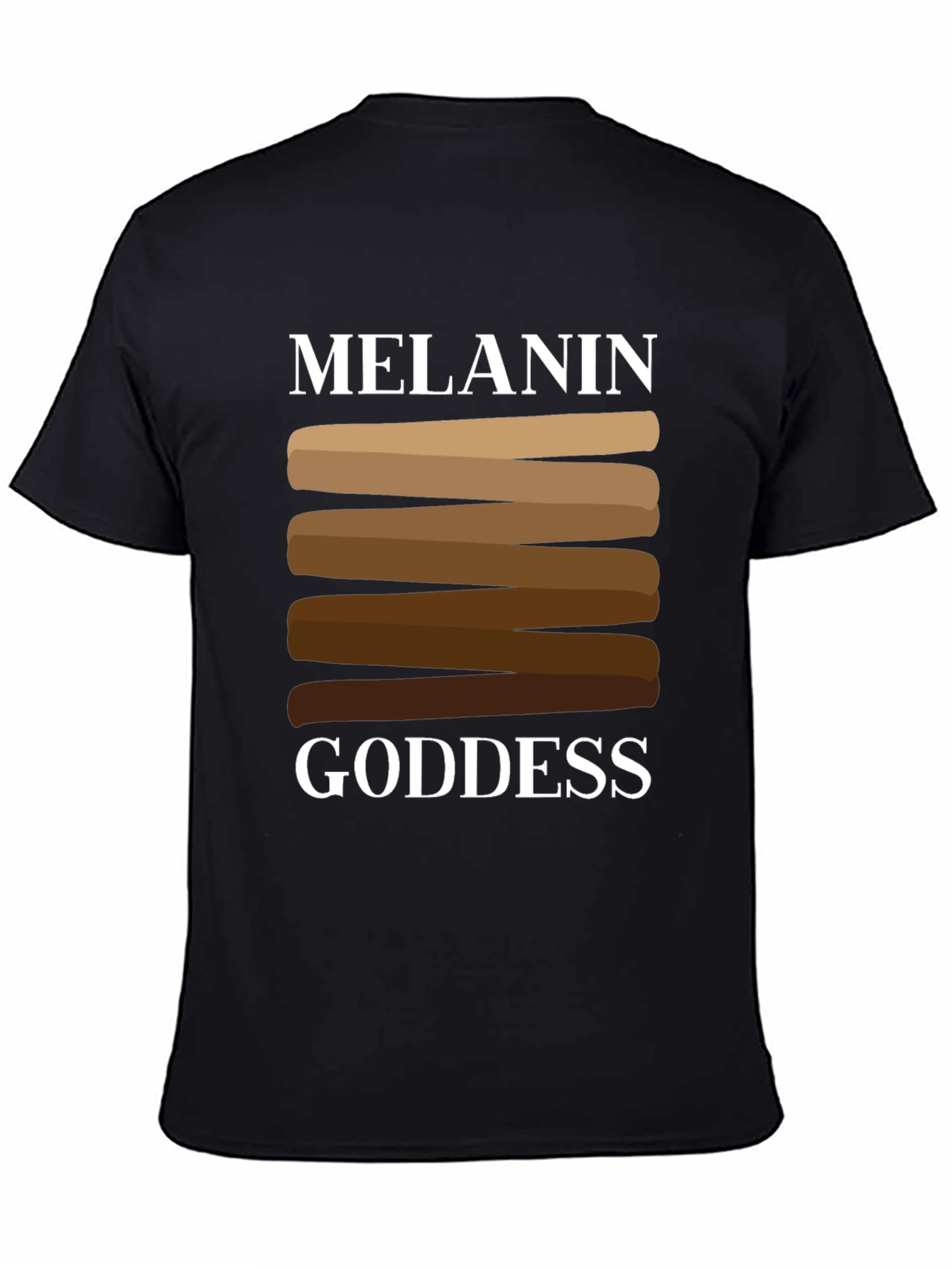 Black Melanin Goddess T-Shirt view 4