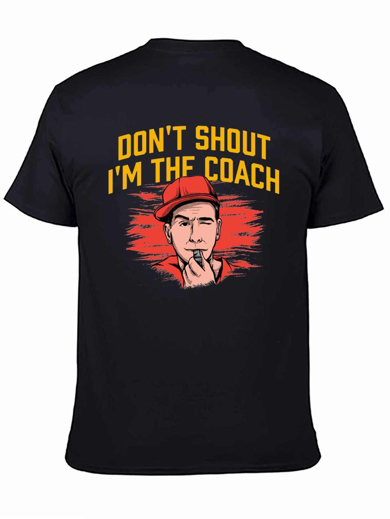 Black Don't Shout I'm The Coach T-Shirt view 4