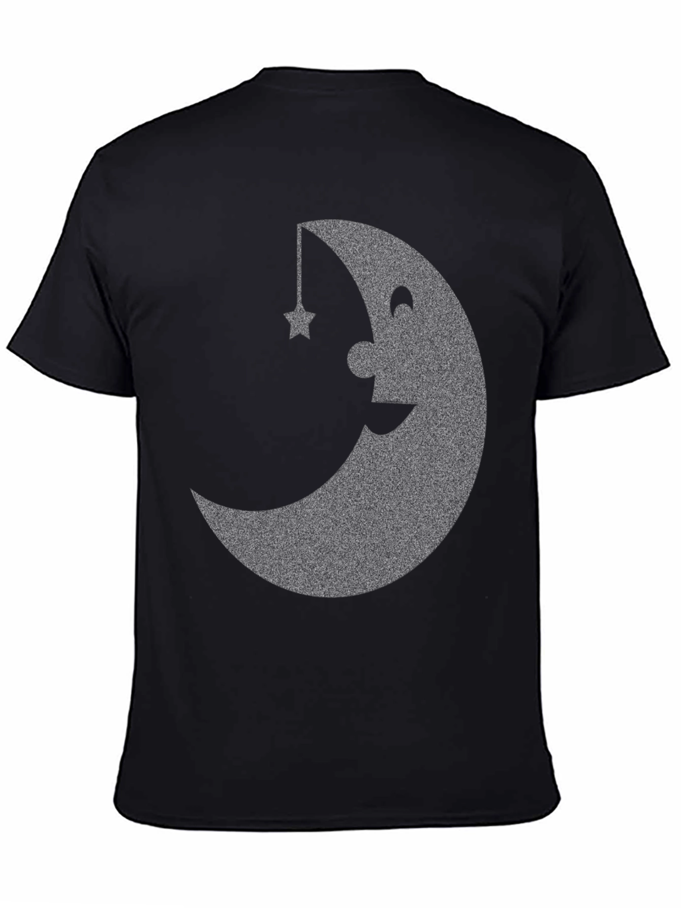 Black Moon and Star Graphic T-Shirt view 4