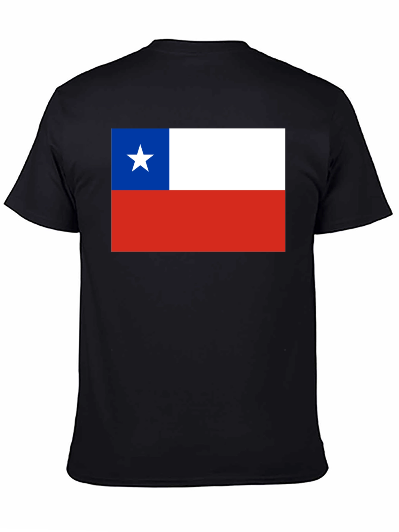 Black Chile Flag T-Shirt - Show Your Pride! view 4