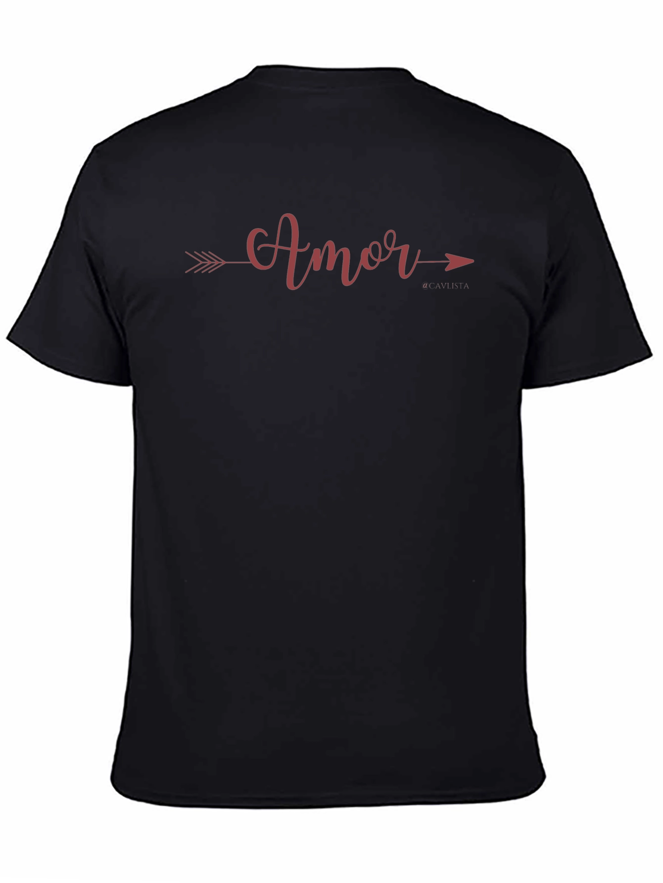 Black Amor Arrow Graphic Tee - Stylish Love Shirt view 4
