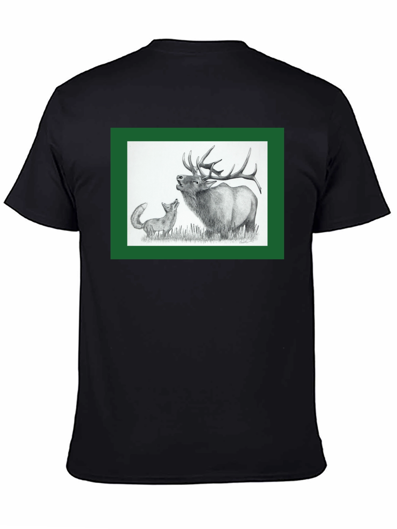 Black Elk and Fox Graphic Tee - Nature Lovers view 4