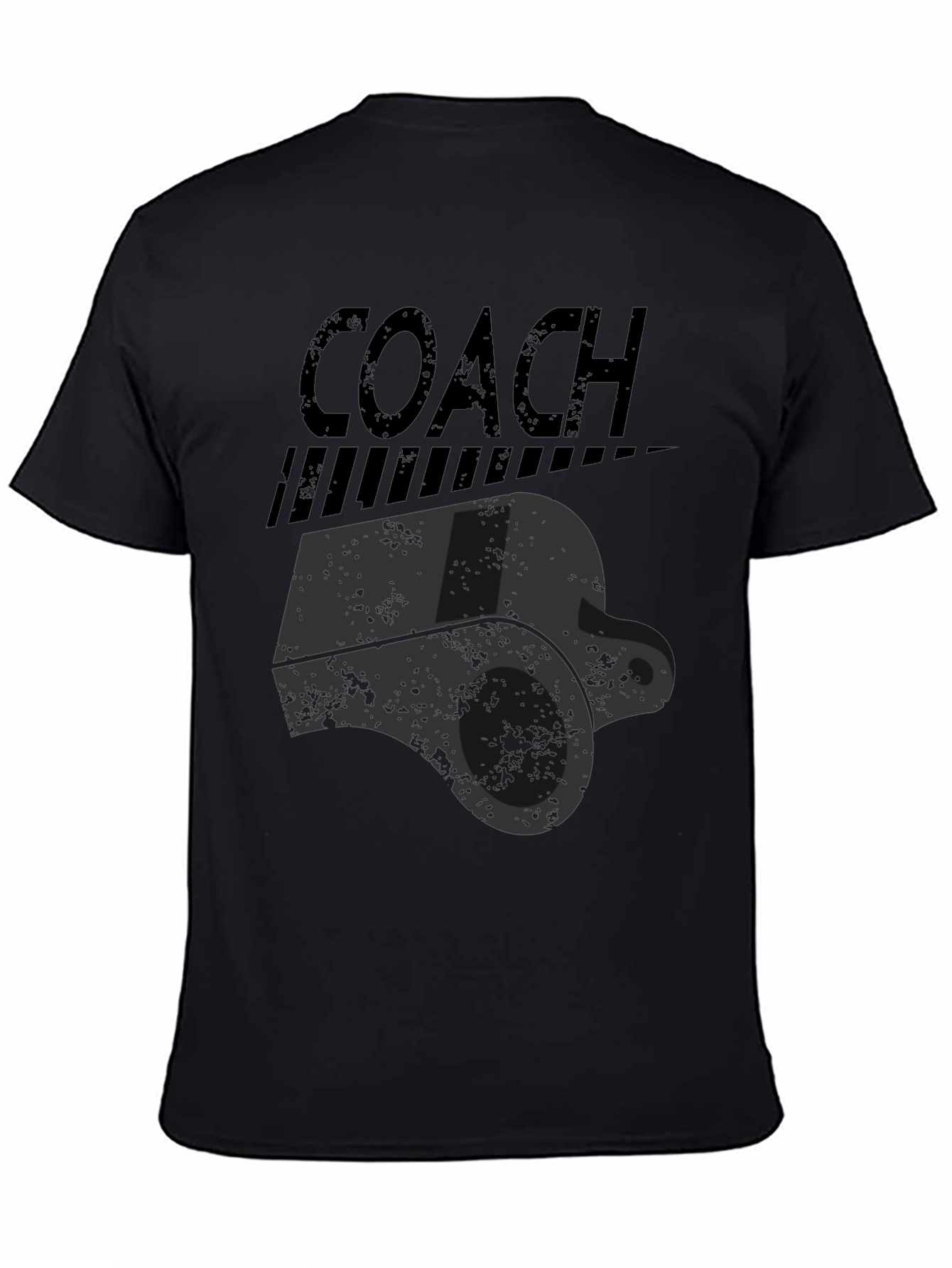 Coach Whistle Graphic T-Shirt - Sports Fan Apparel - 4