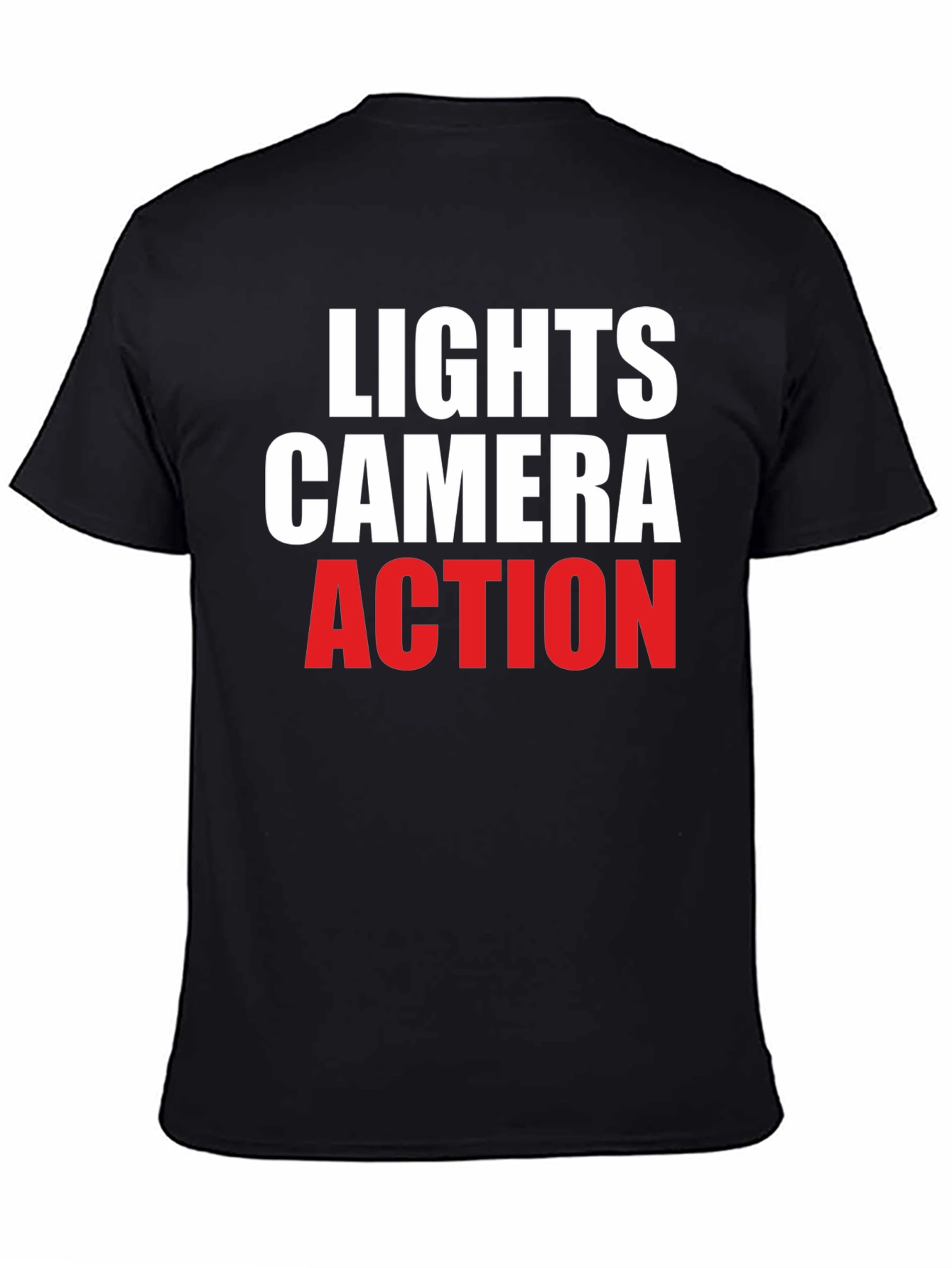 Black Lights Camera Action T-Shirt - Black view 4