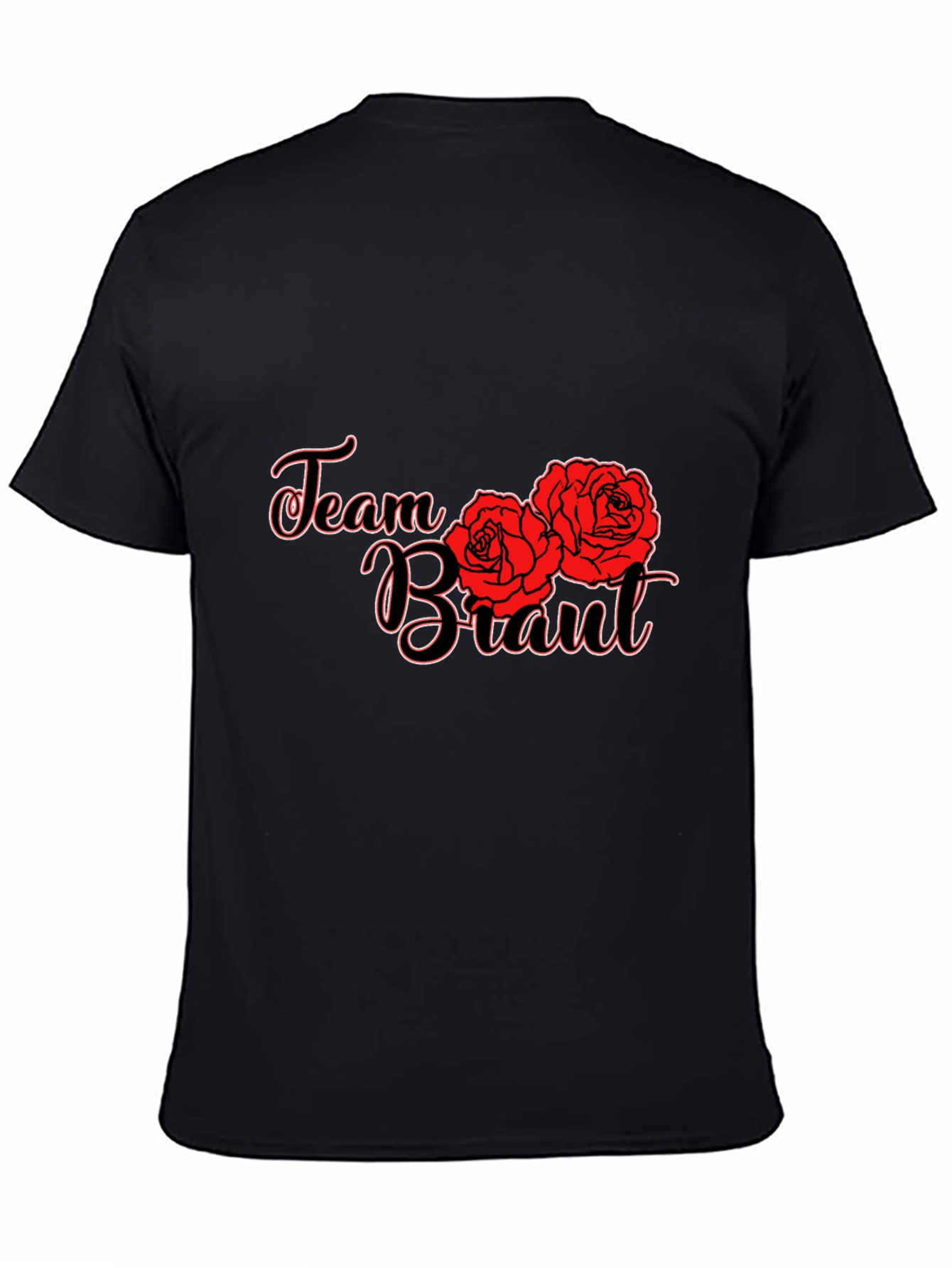 Black Team Brant Roses Graphic Tee view 4