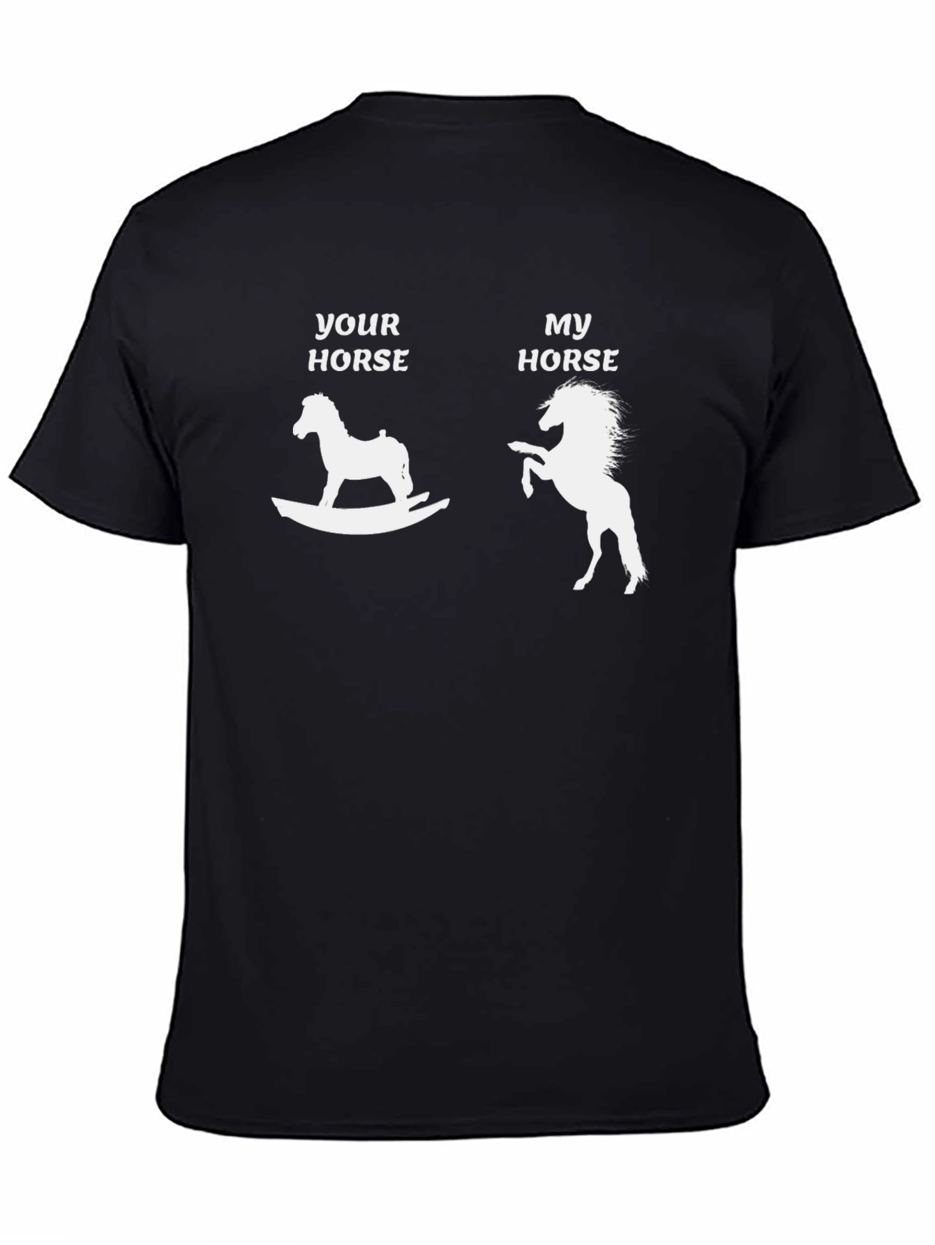Black Your Horse My Horse Graphic Tee - Horse Lover Gift view 4