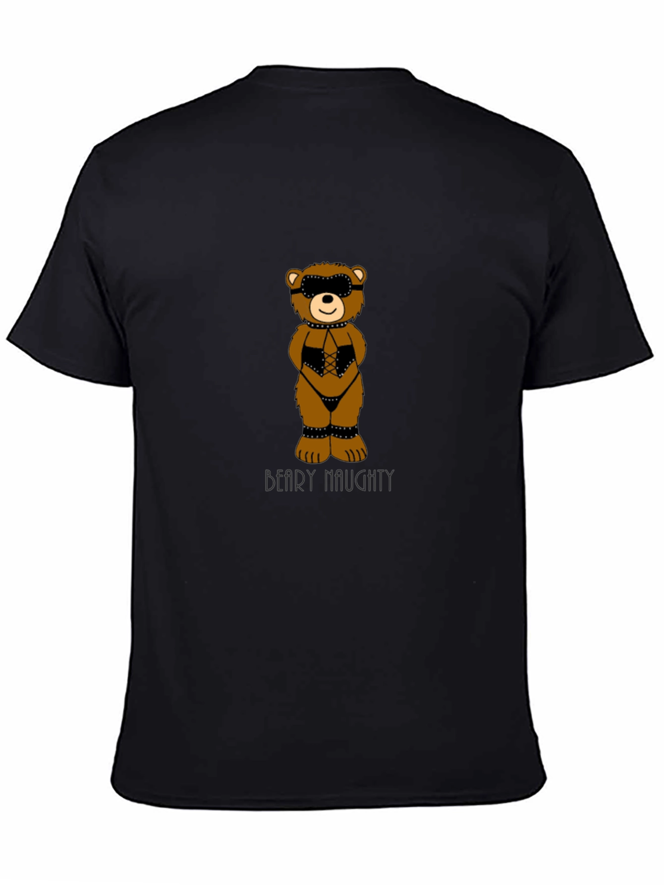 Black Naughty Bear T-Shirt view 4