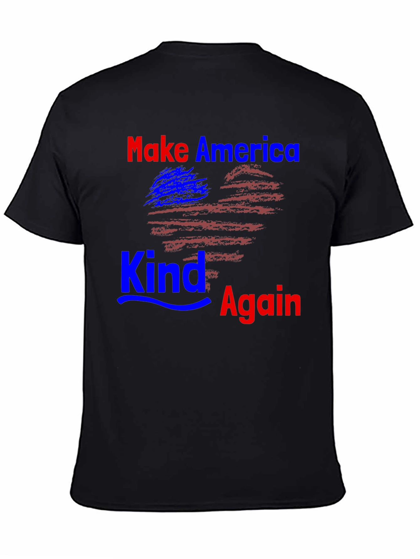 Black Make America Kind Again T-Shirt view 4