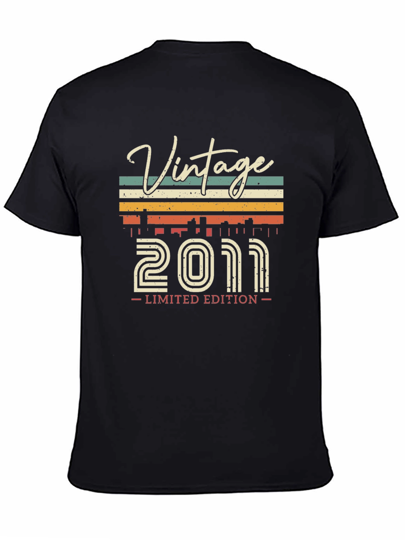 Black Vintage 2011 Limited Edition Black T-Shirt view 4