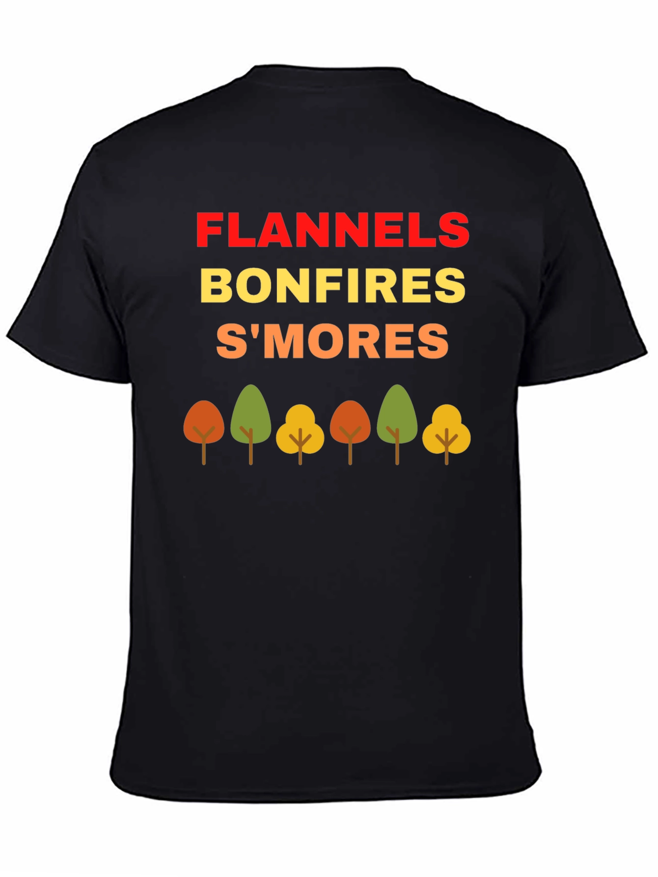 Fall Flannels Bonfires S'mores T-Shirt - 4