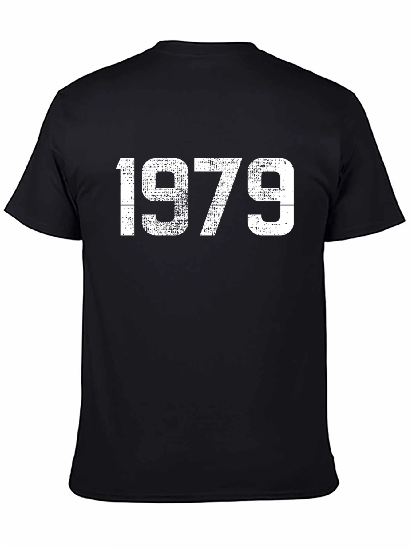Black Vintage 1979 Distressed Graphic T-Shirt view 4