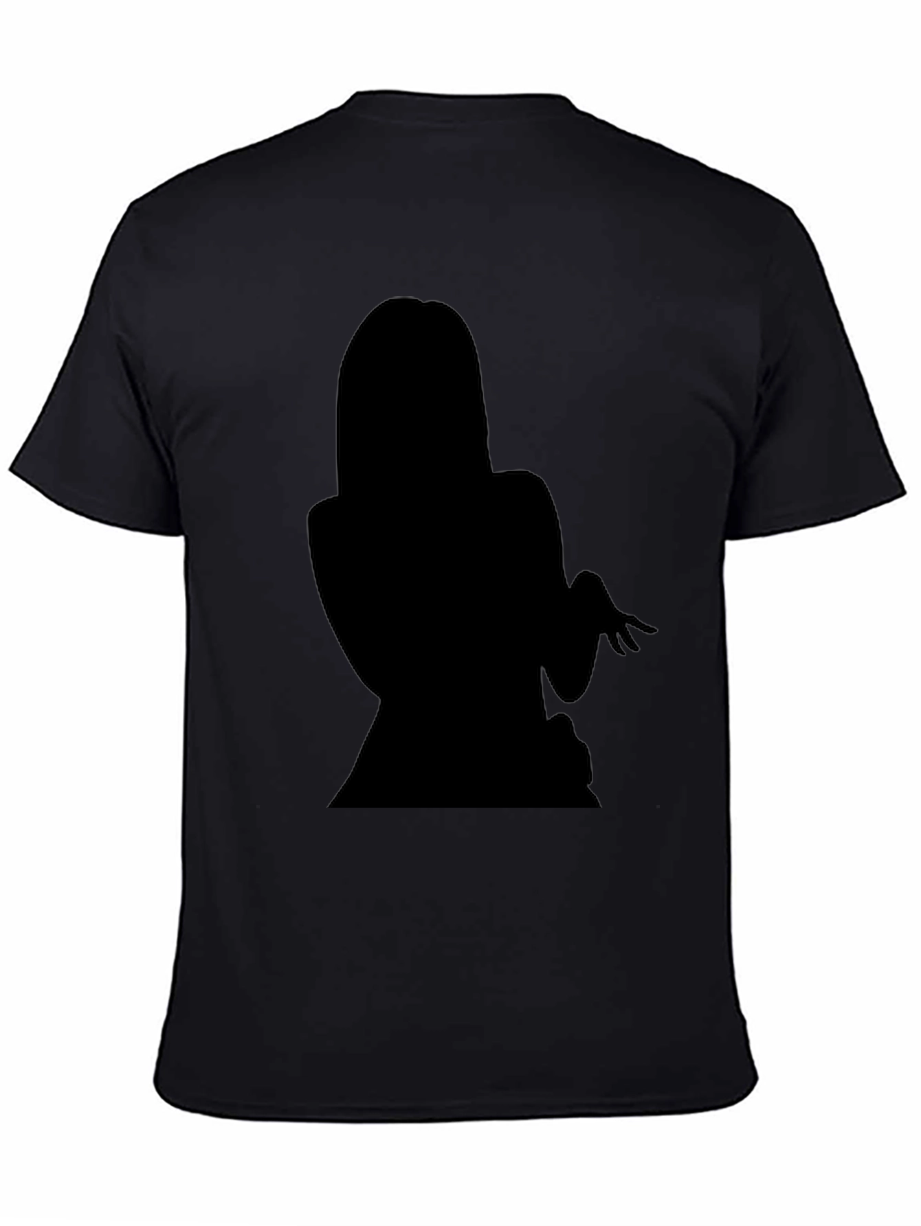 Black Black Silhouette Graphic Tee - Modern Fit view 4