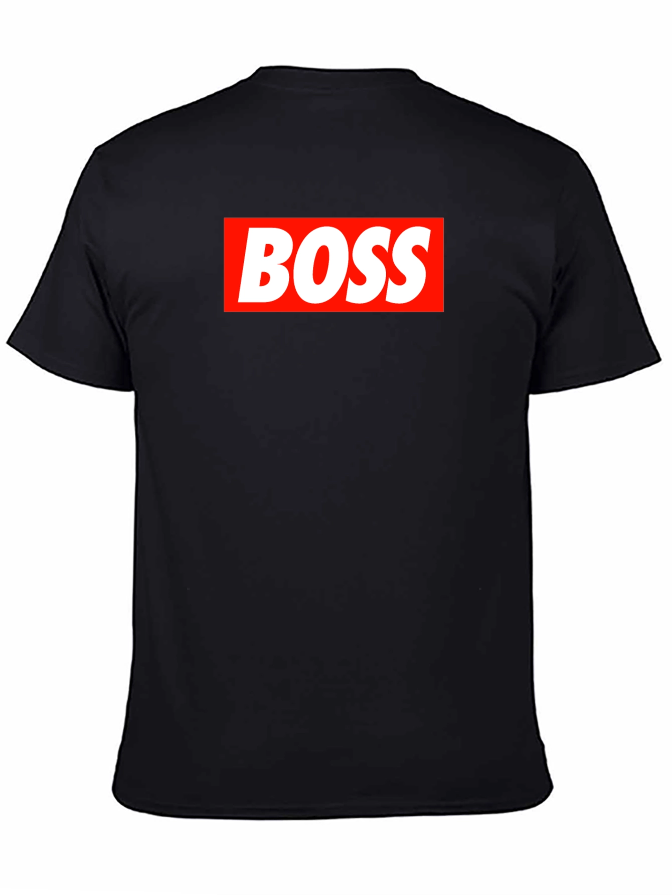 Black BOSS Graphic Tee - Bold Statement T-Shirt view 4