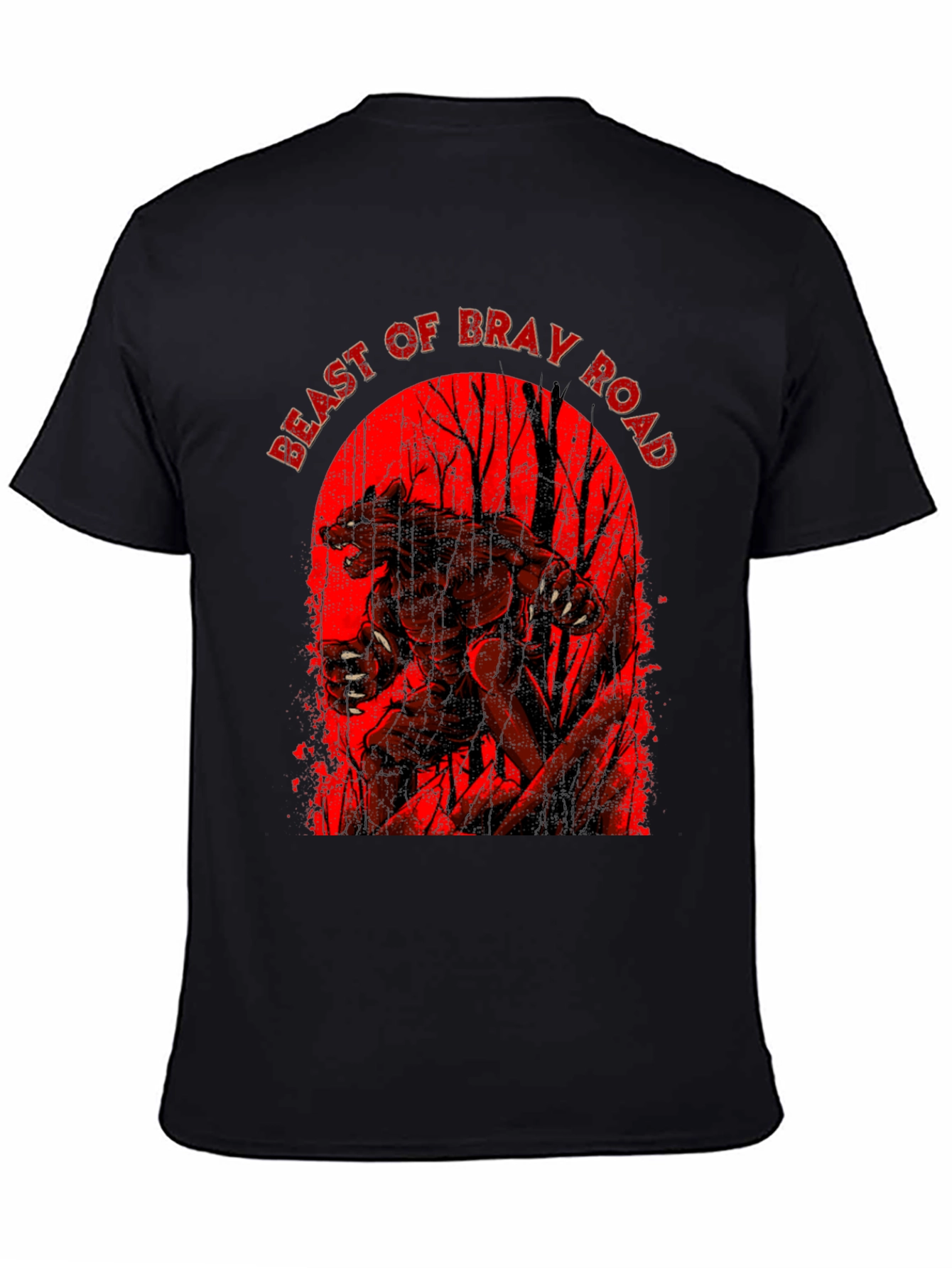 Black Beast of Bray Road T-Shirt view 4